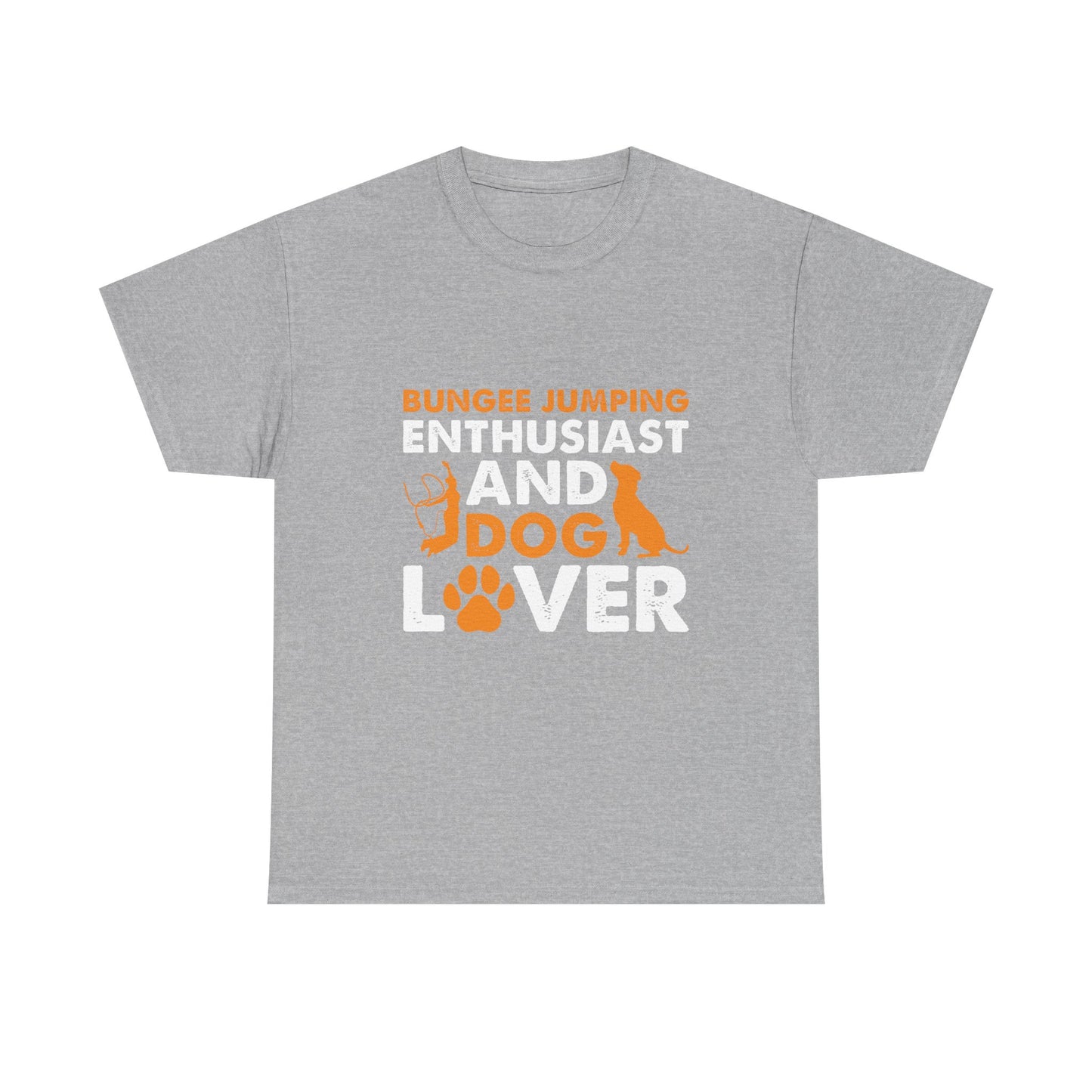 Bungee Jumping Enthusiast and Dog Lover T-Shirt