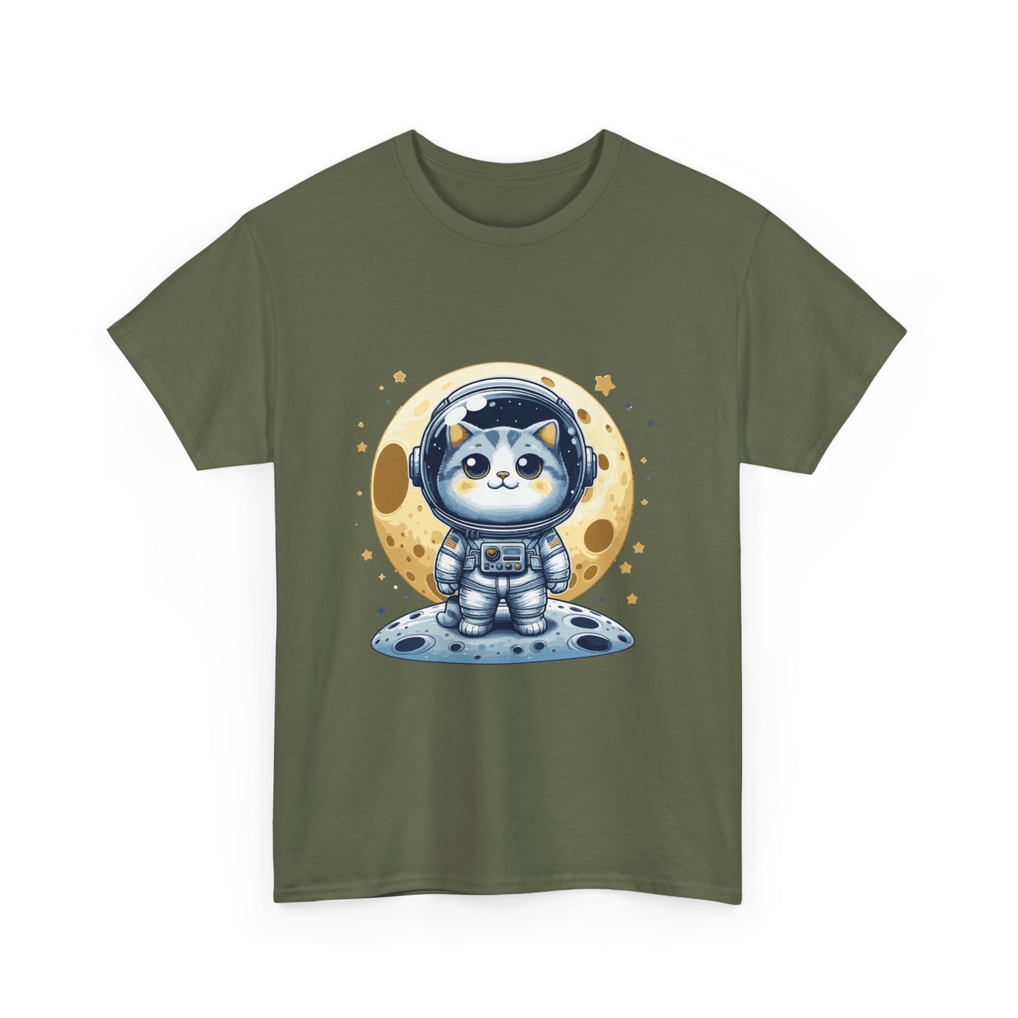 Astronaut Cat T-Shirt — Cute Space Cat Tee
