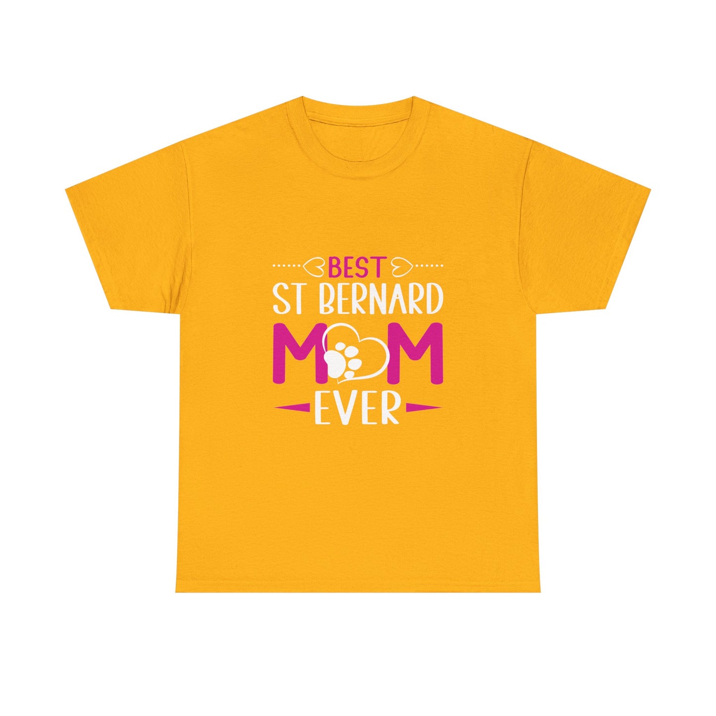 St. Bernard Mom T-Shirt — "Best St Bernard Mom Ever" Pet Lover Tee