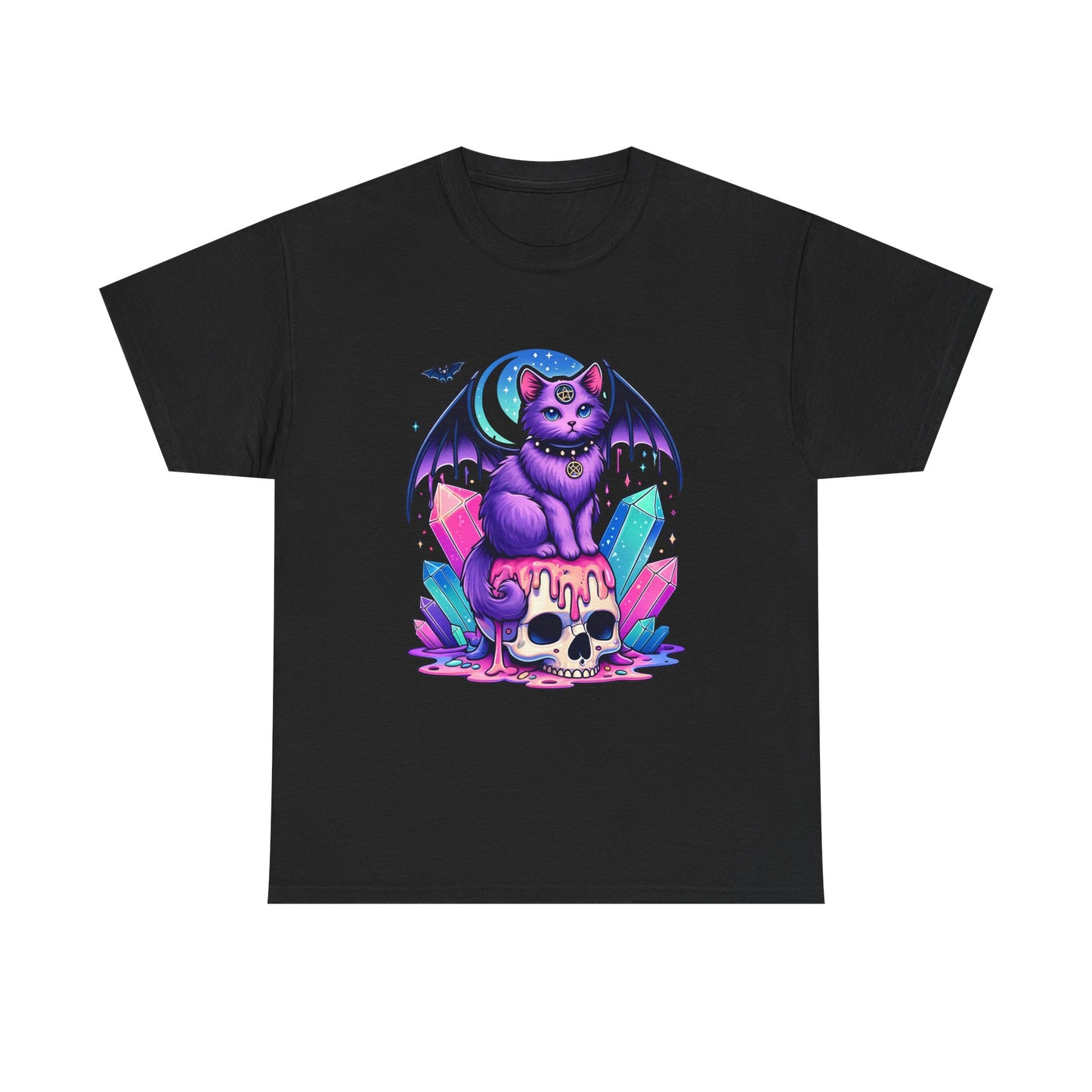 Gothic Crystal Cat T-Shirt