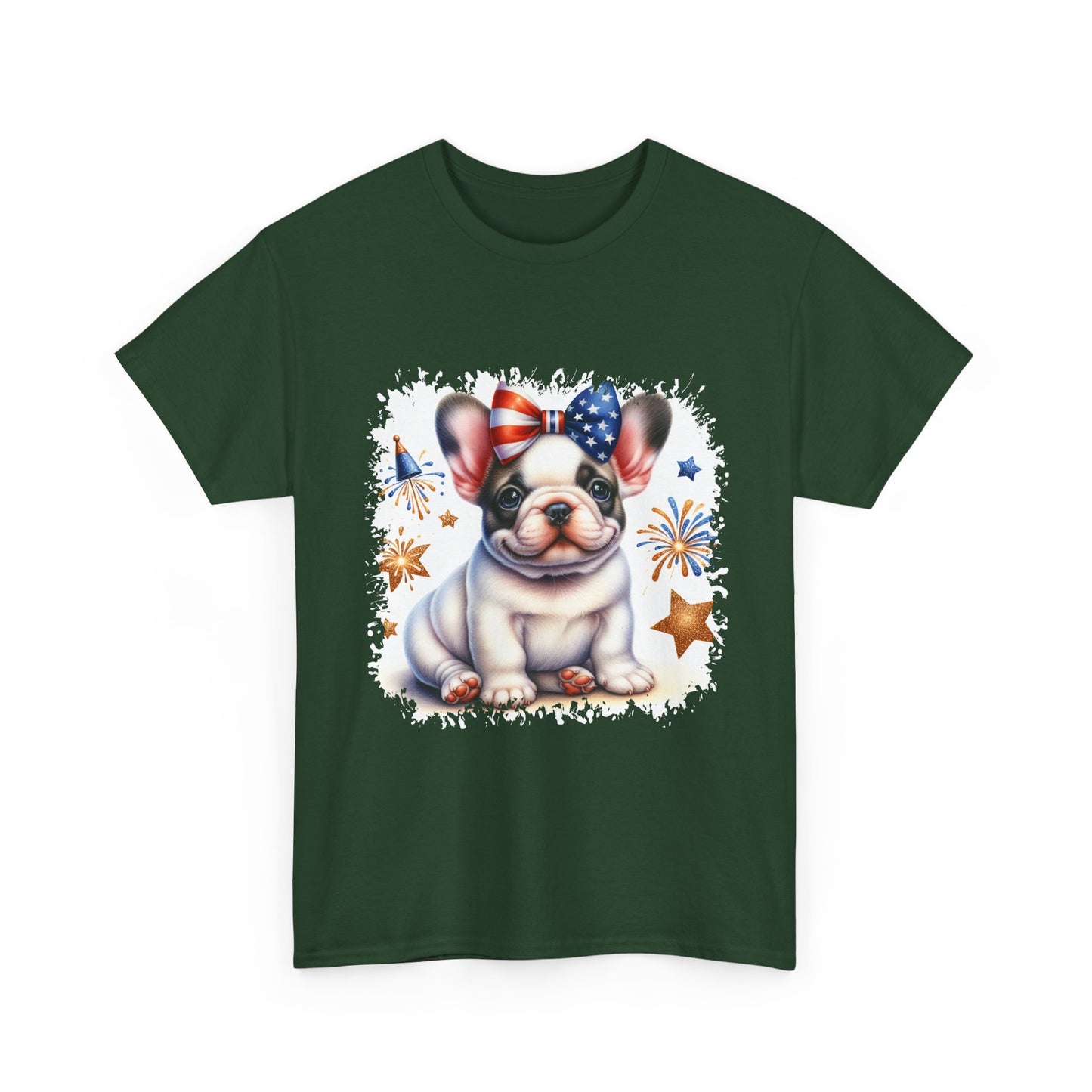 Patriotic French Bulldog Tee