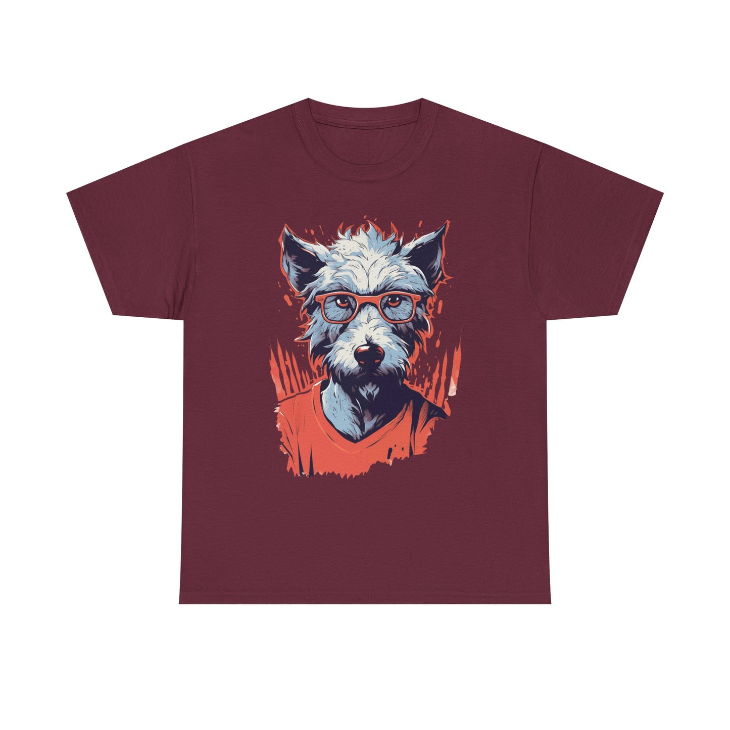 Hipster Dog T-Shirt — Cool Glasses Westie Graphic Tee