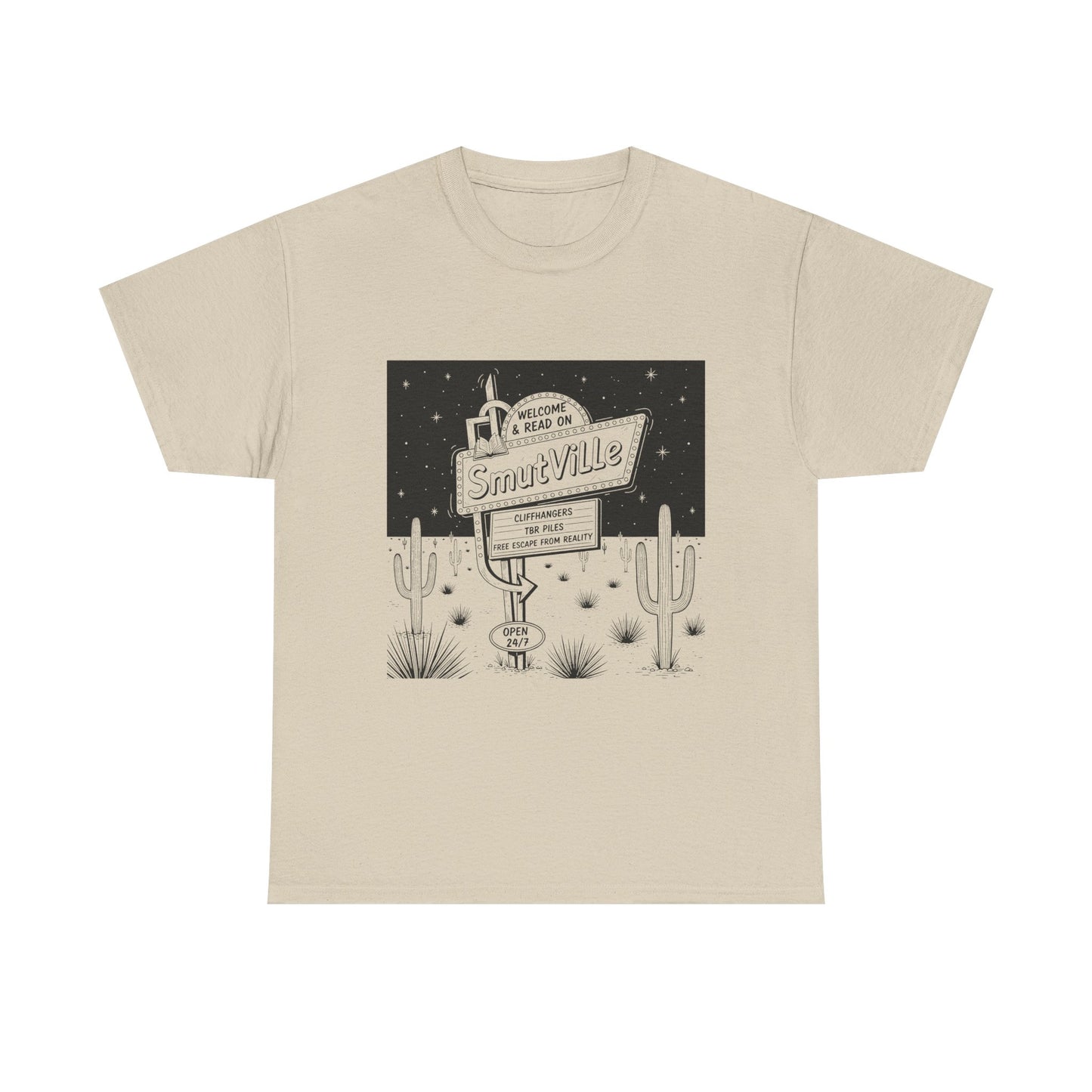 T-Shirt — 'Welcome to Snuuville' Vintage Desert Sign Graphic Tee