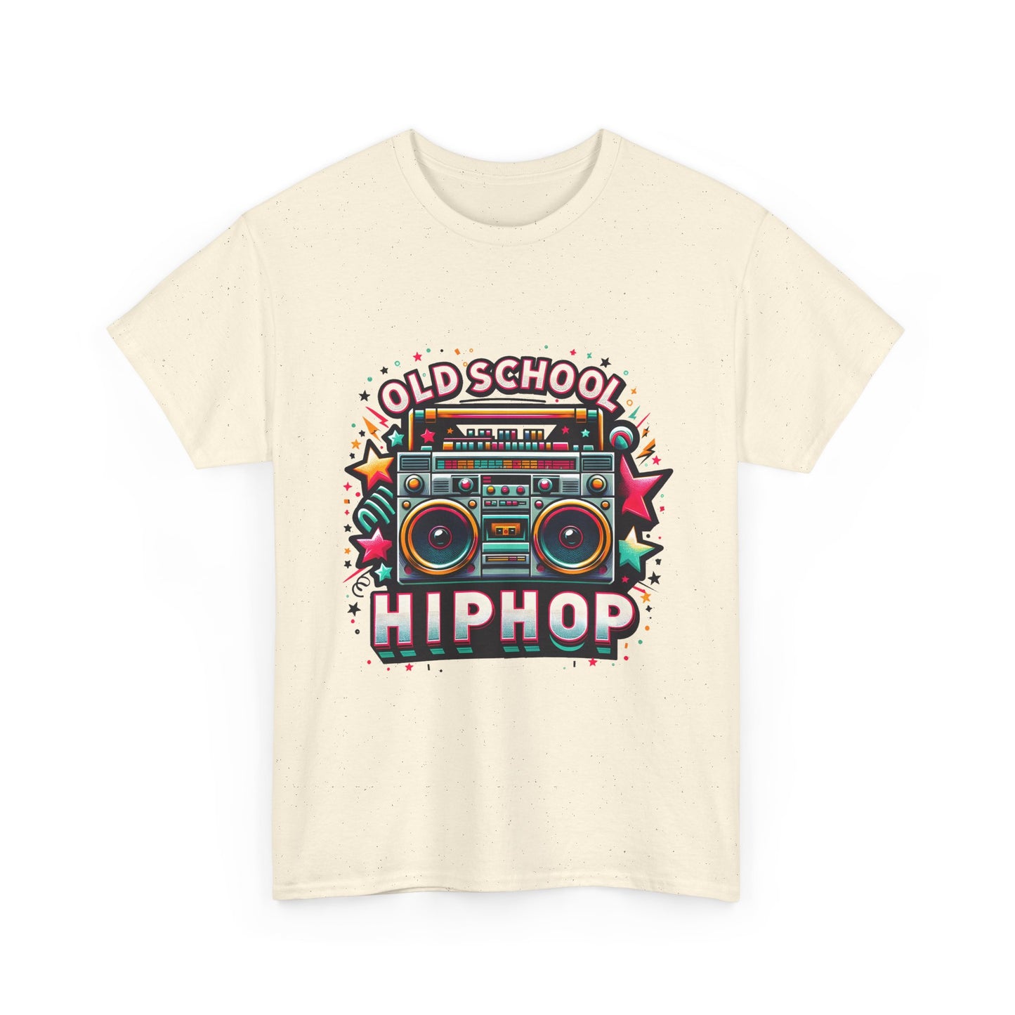 Old School Hip Hop T-Shirt — Retro Boombox Graphic Tee