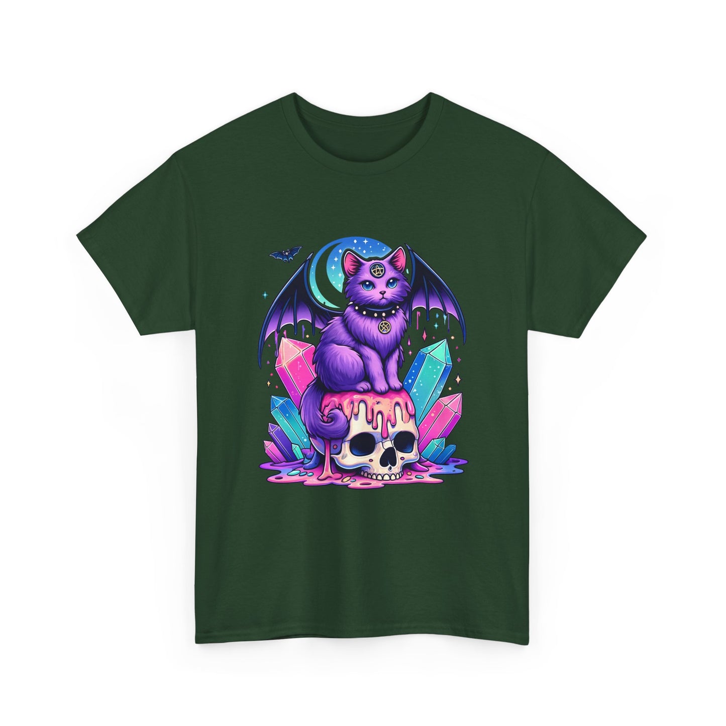 Gothic Crystal Cat T-Shirt