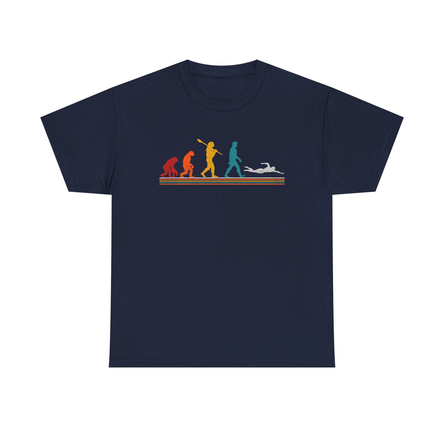 Evolution of Swiming T-Shirt