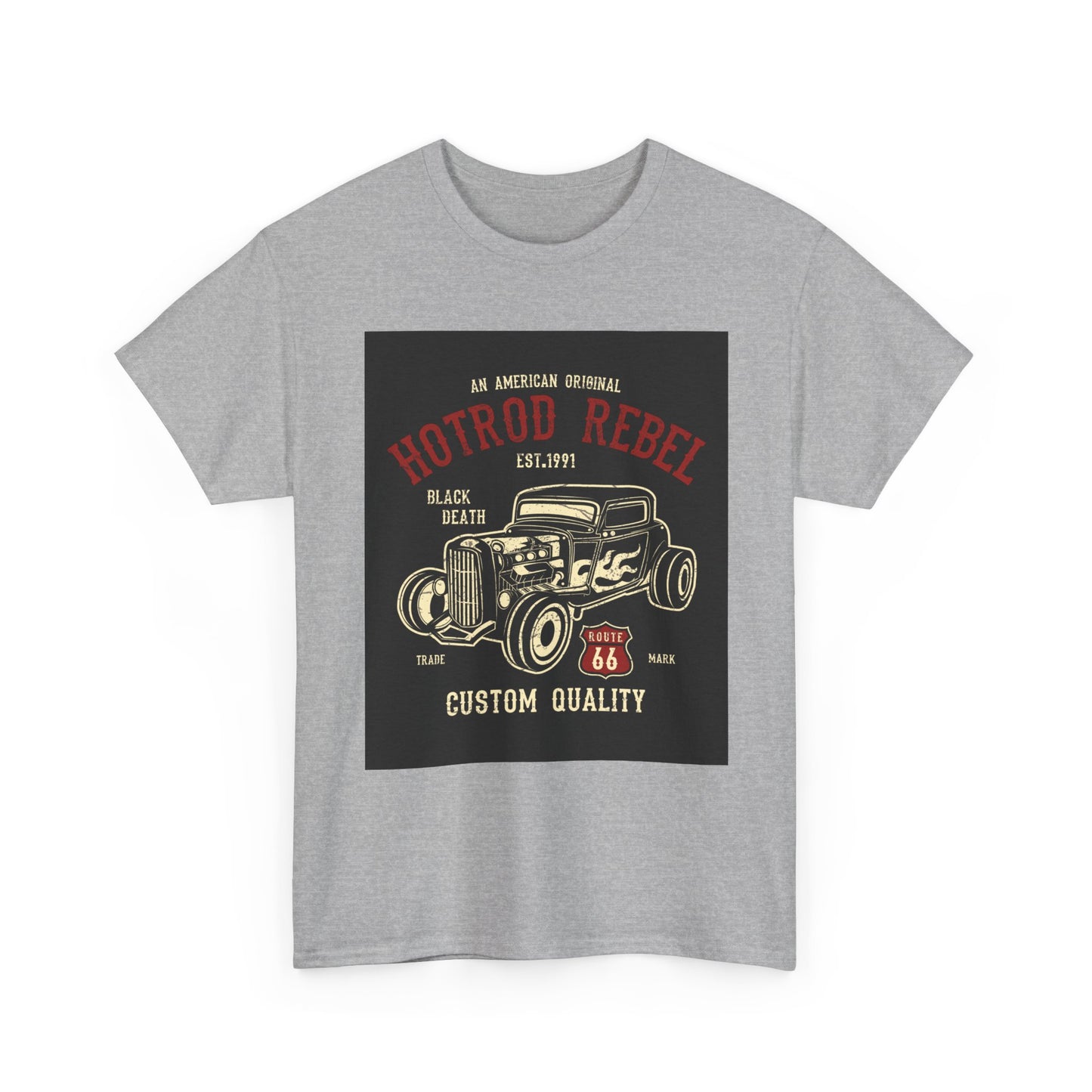 Hotrod Rebel T-Shirt – Vintage Custom Car Graphic Tee