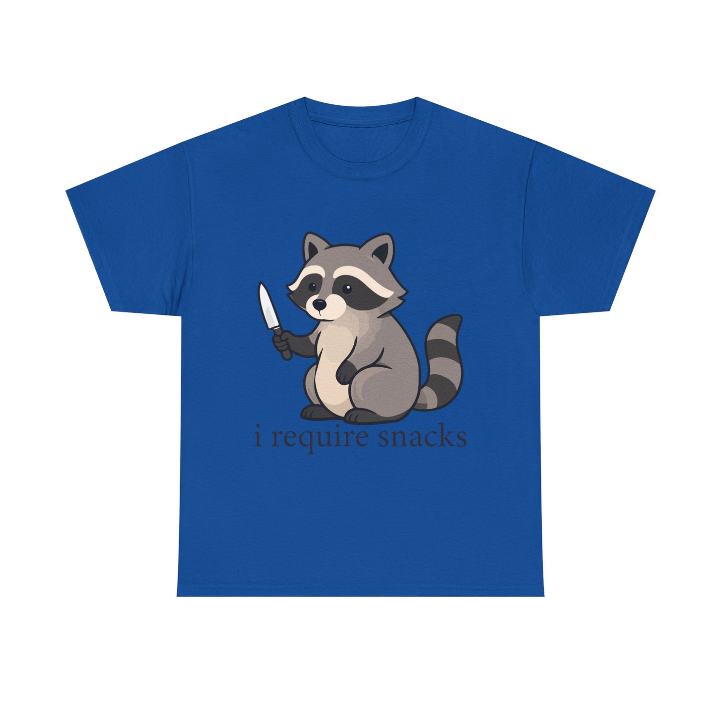 I Require Snacks Raccoon T-Shirt