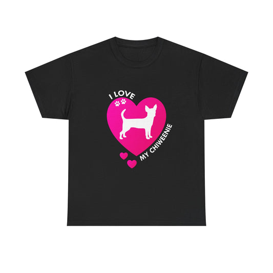 Chihuahua Love Tee — "I Love My Chihuahua" Heart Dog T-Shirt