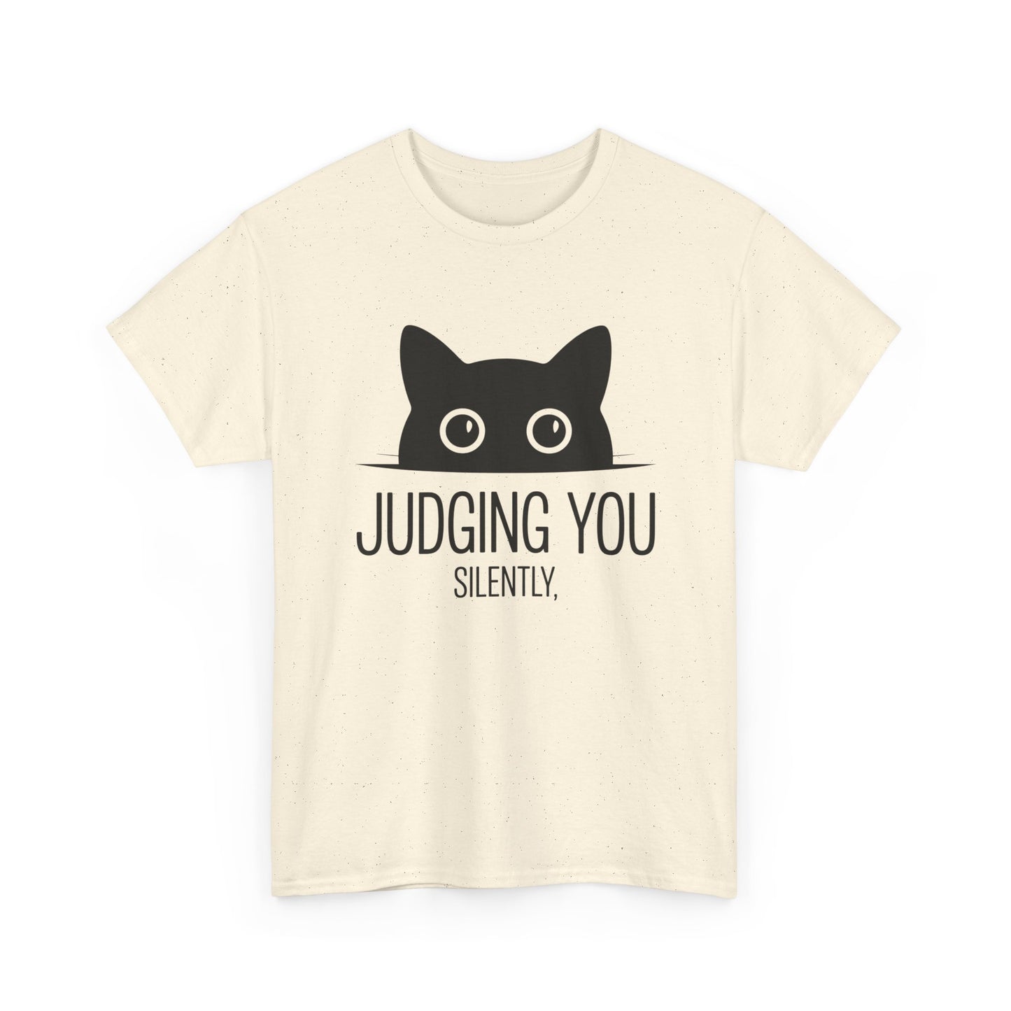 Cat "Judging You Silently" T-Shirt