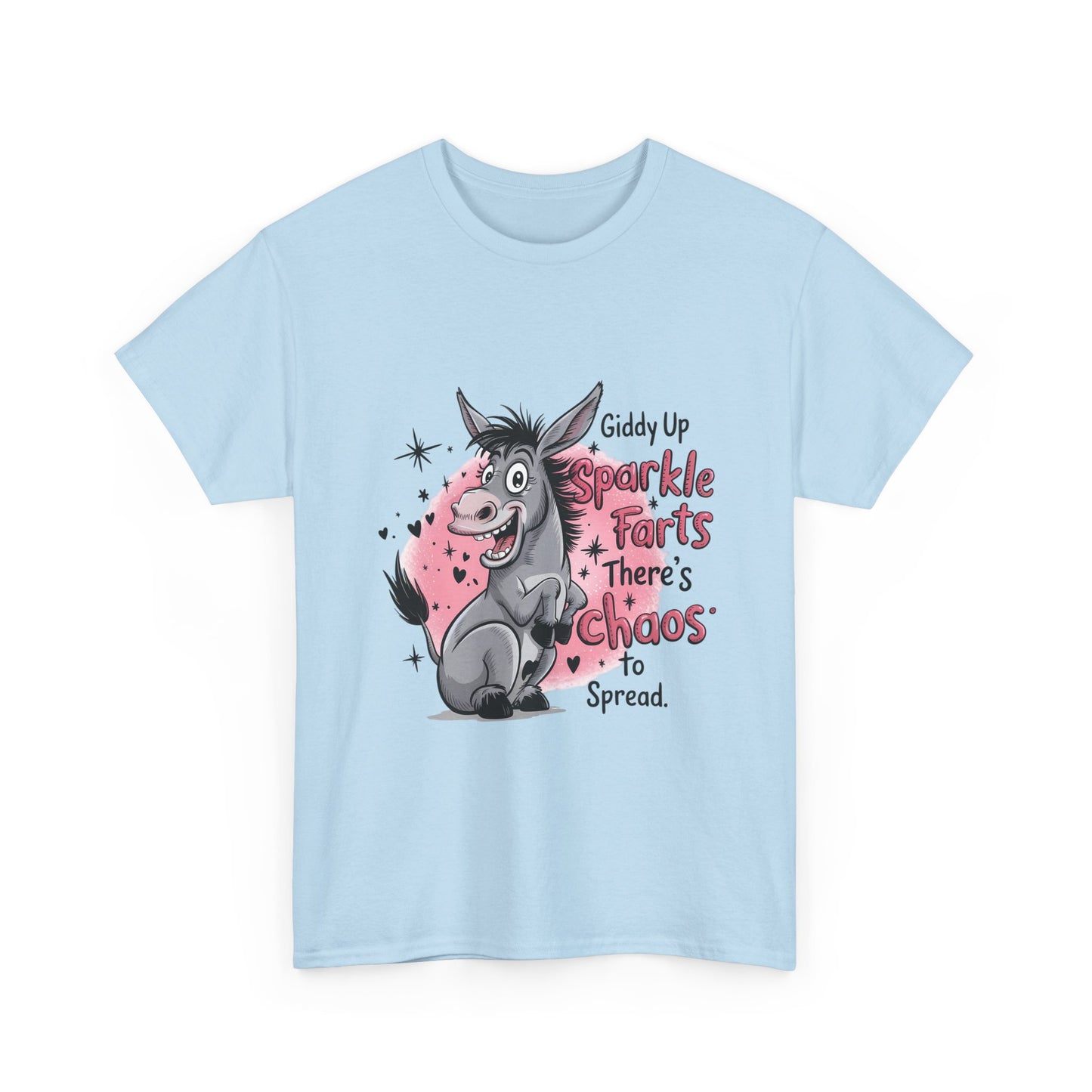 Donkey "Sparkle Farts" T-Shirt — Cute Funny Unicorn Alternative Tee