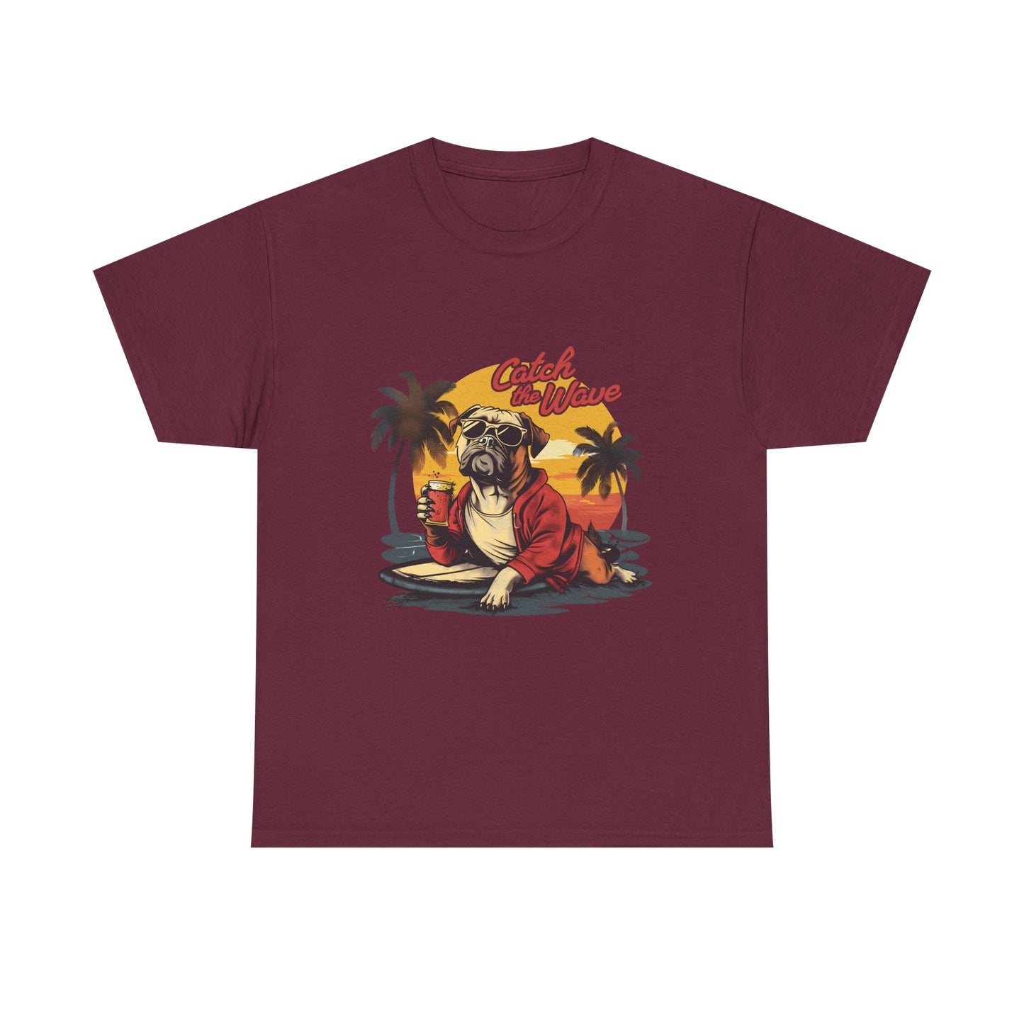 Catch the Wave Pug Surf T-Shirt
