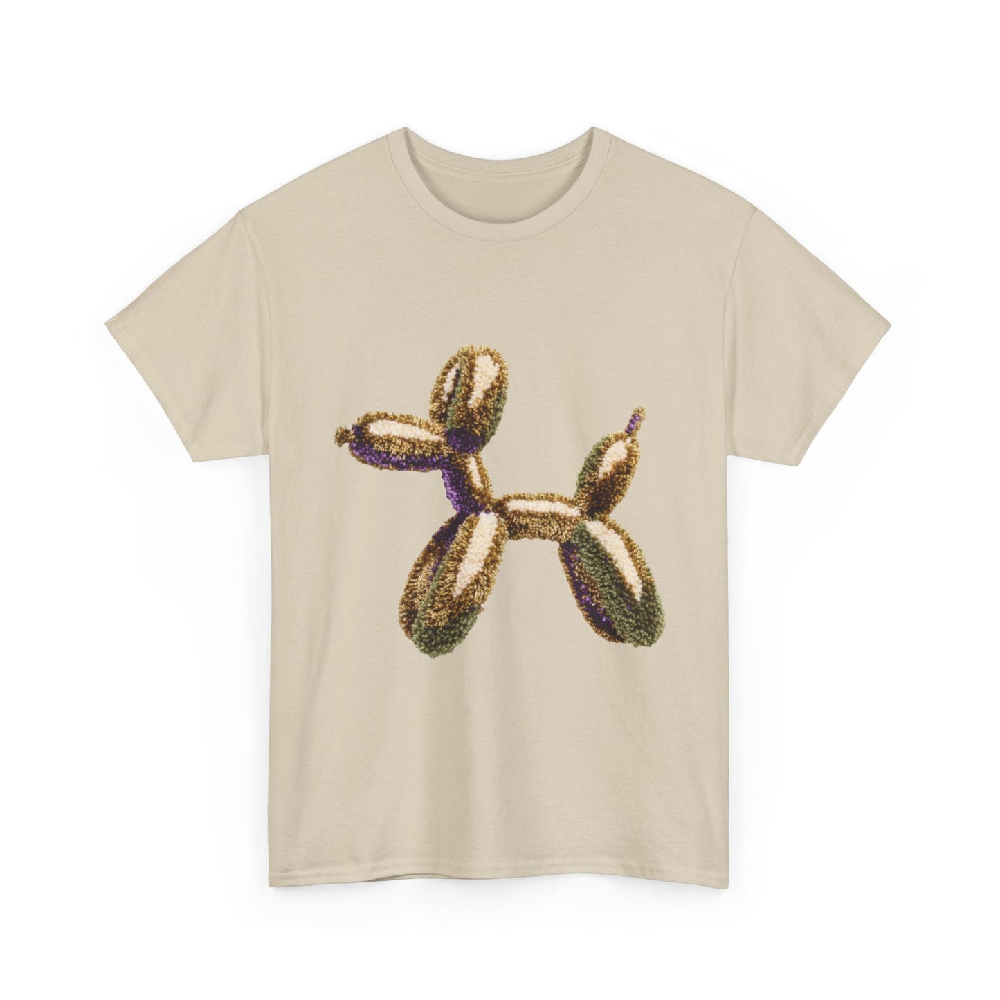 Balloon Dog T‑Shirt — Metallic Gold Balloon Animal Tee