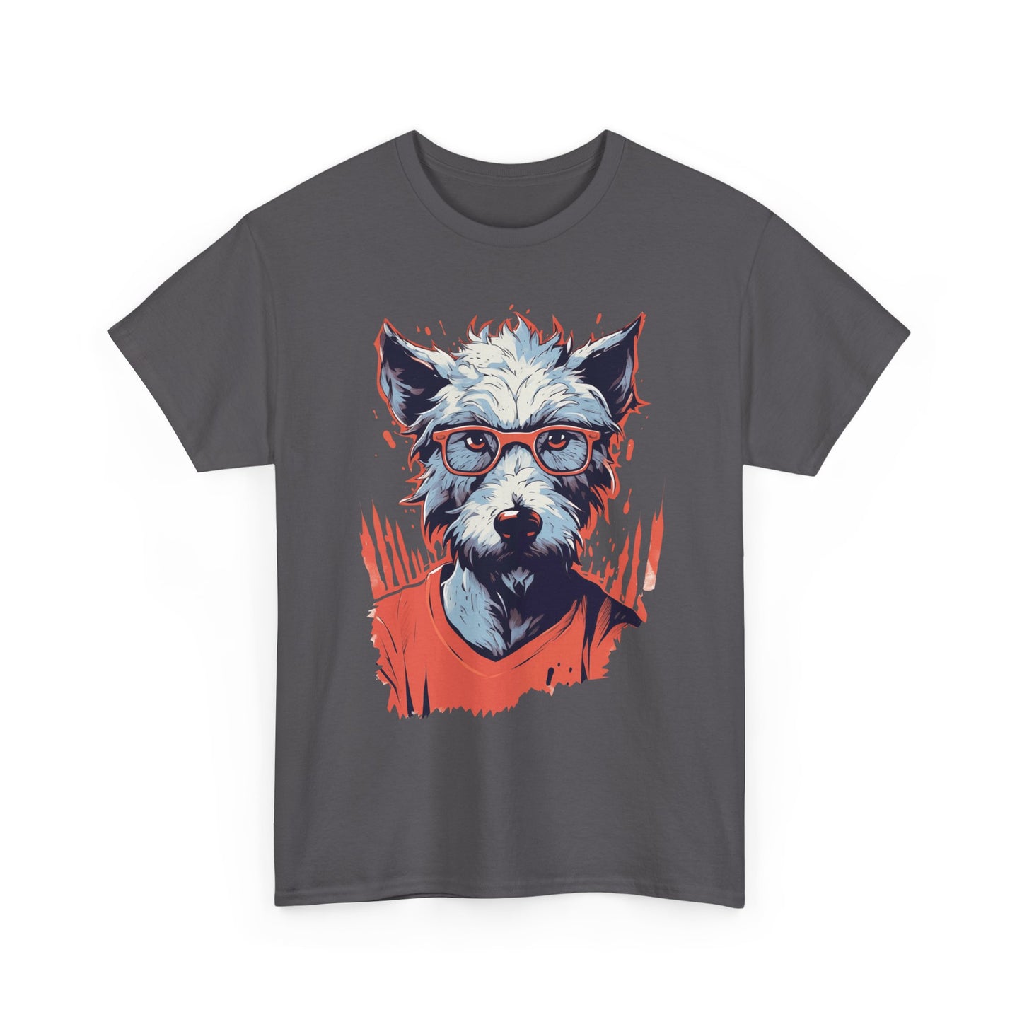 Hipster Dog T-Shirt — Cool Glasses Westie Graphic Tee
