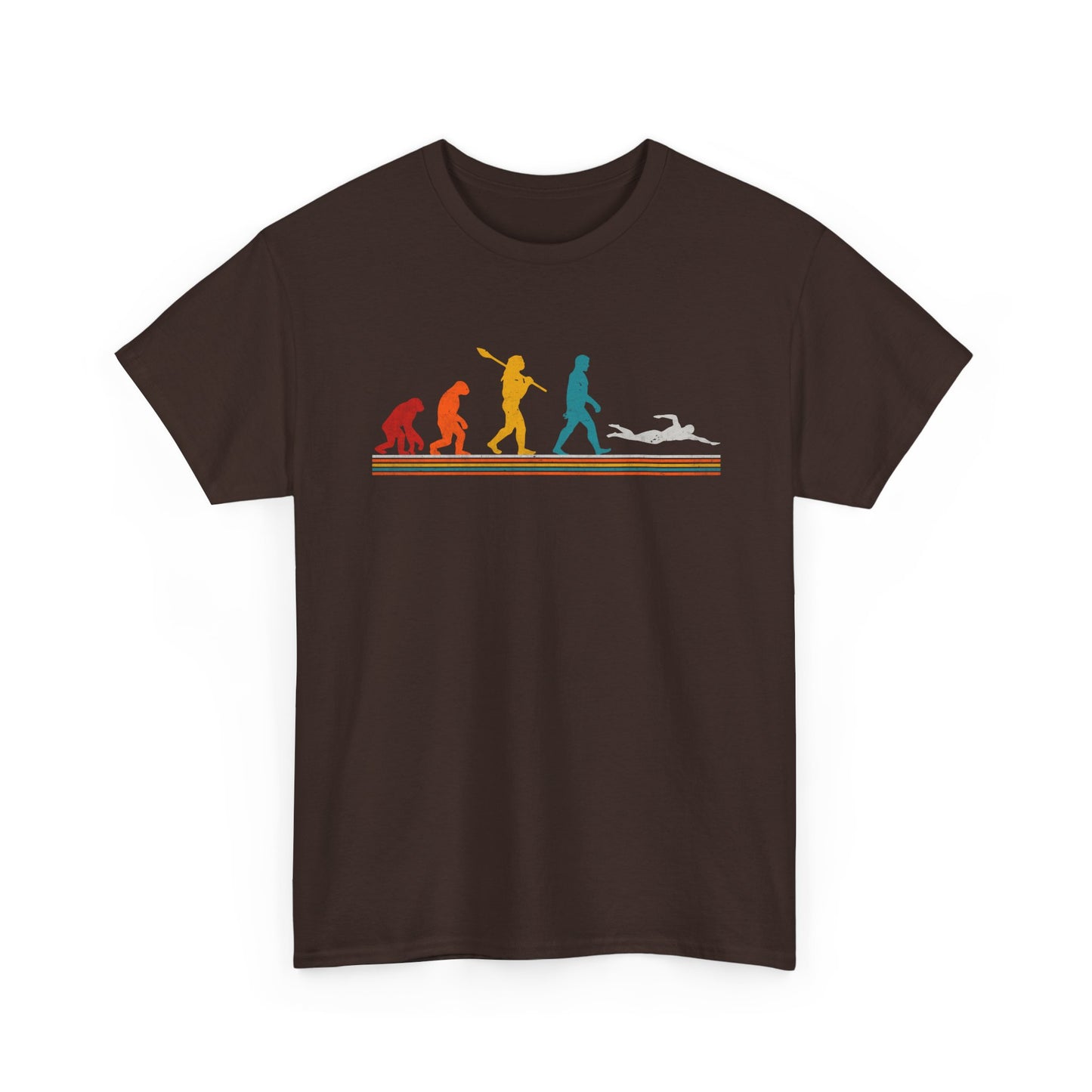 Evolution of Swiming T-Shirt