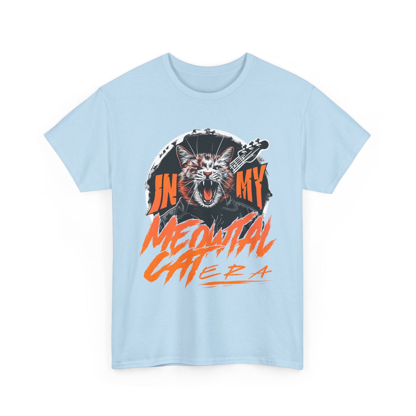 Graphic Tee — “In My Head/Medusa Mental” Fierce Cat Rock Band Design