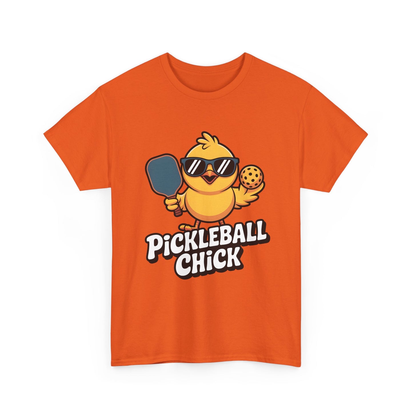 Pickleball Chick T-Shirt — Cute Chick Graphic Tee for Players & Fans