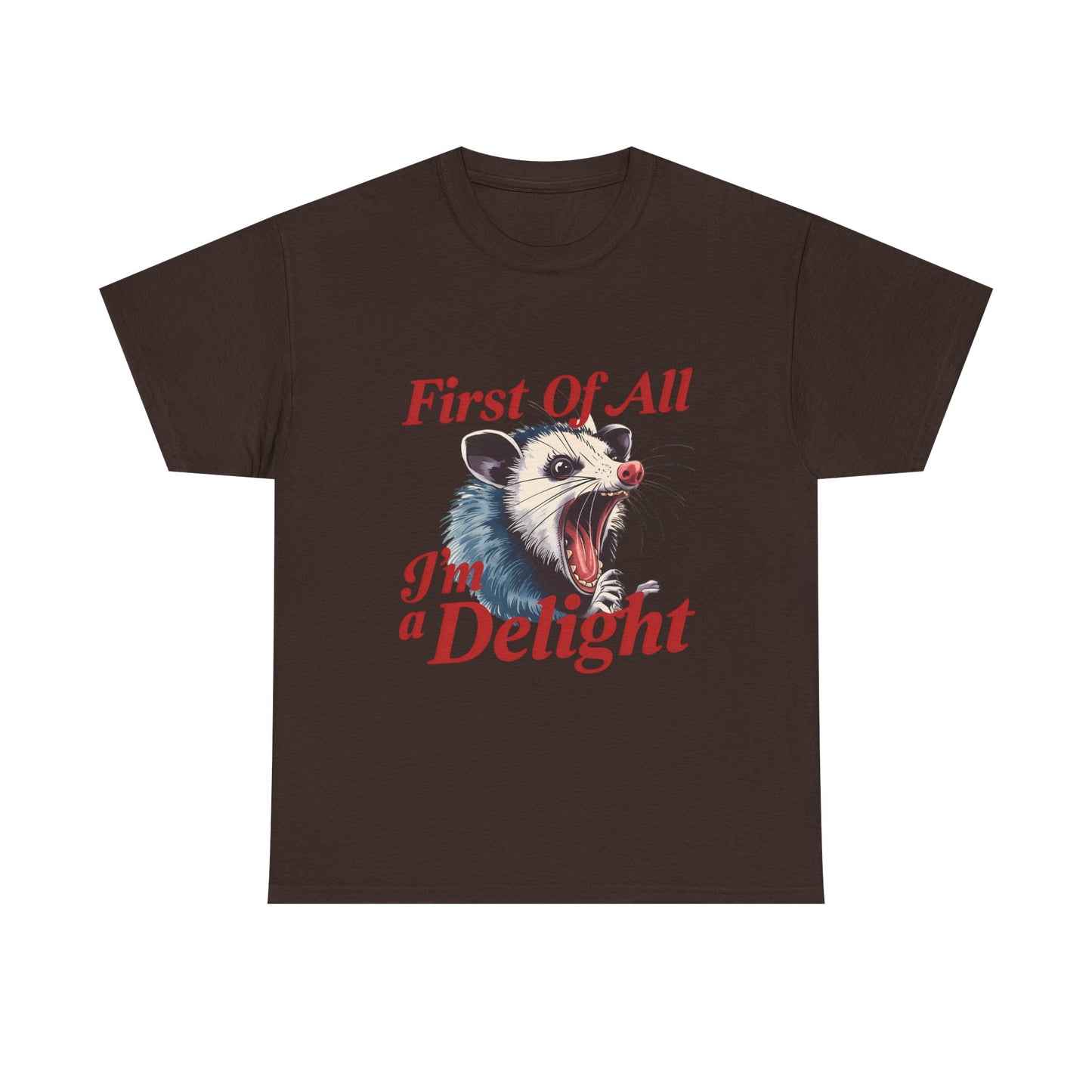 Possum 'First Of All I'm a Delight' Graphic Tee