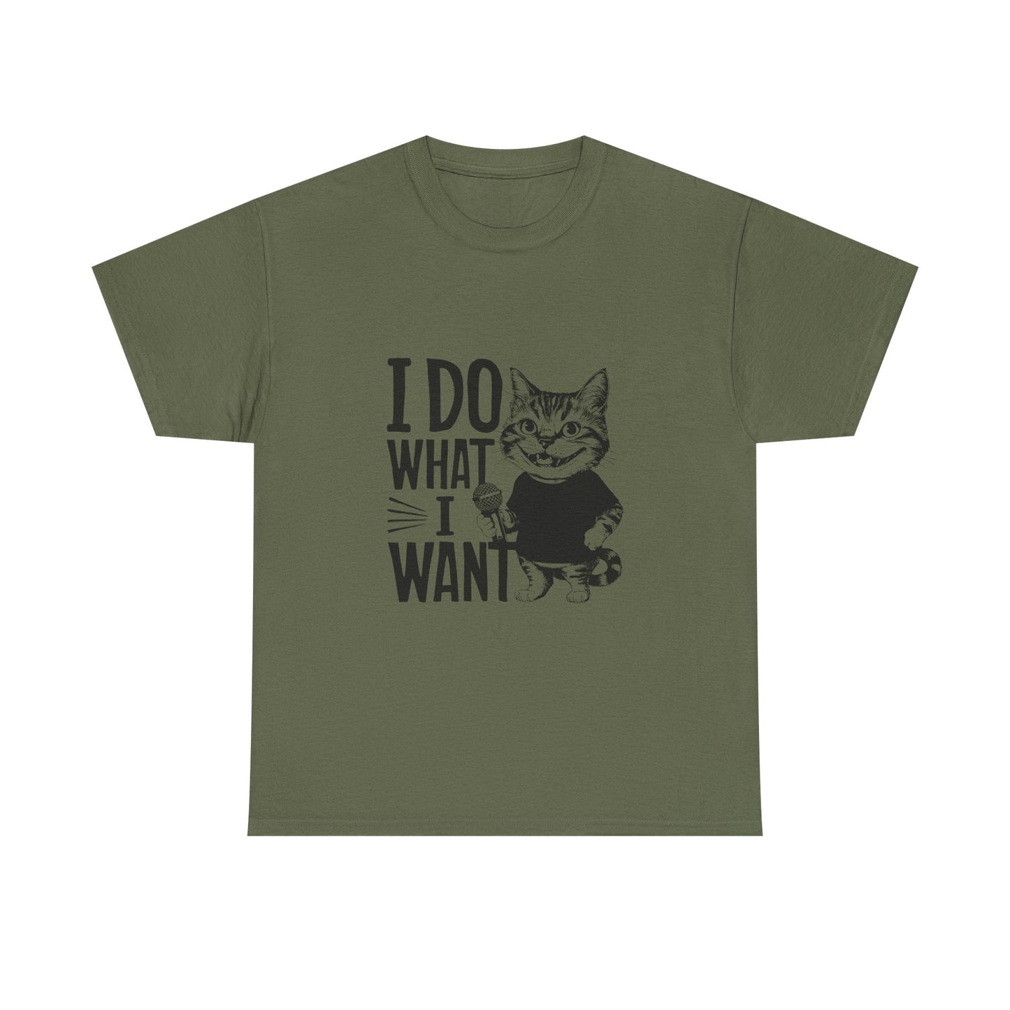 I Do What I Want Cat T-Shirt — Funny Sassy Cat Graphic Tee