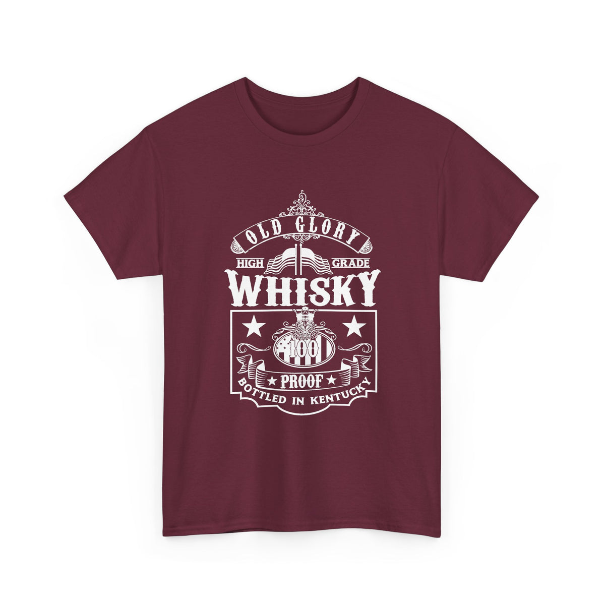 Whisky Distillery Crest T-Shirt — Vintage Bourbon Logo Tee