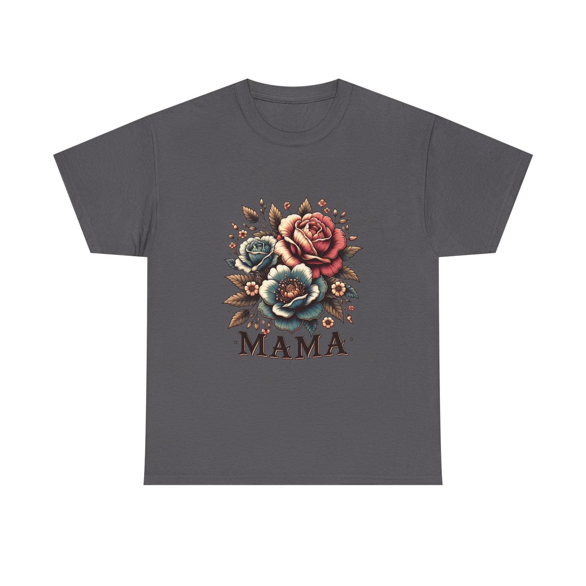 Mama Floral Tee — Vintage Roses "MAMA" Mother's Day T-Shirt