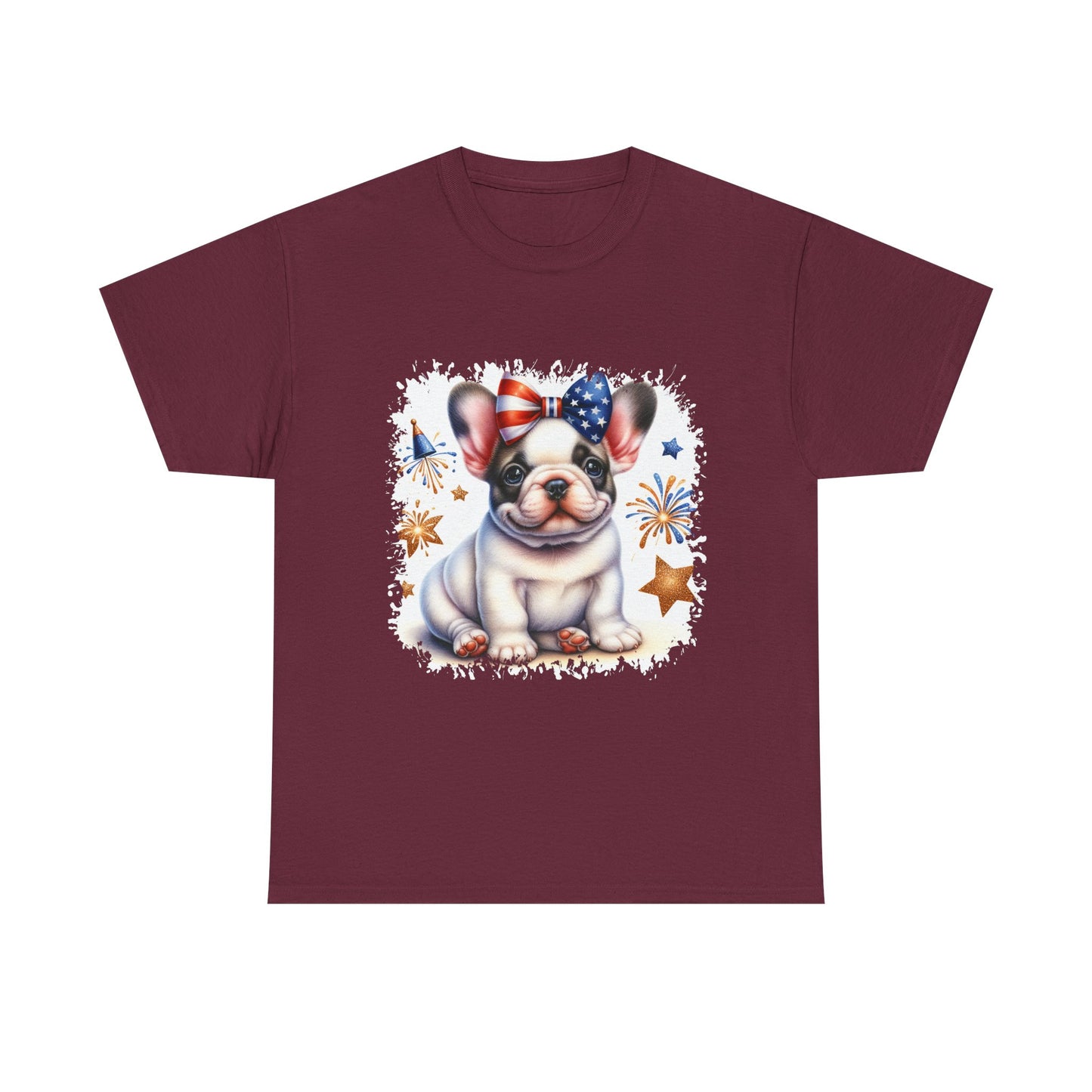 Patriotic French Bulldog Tee