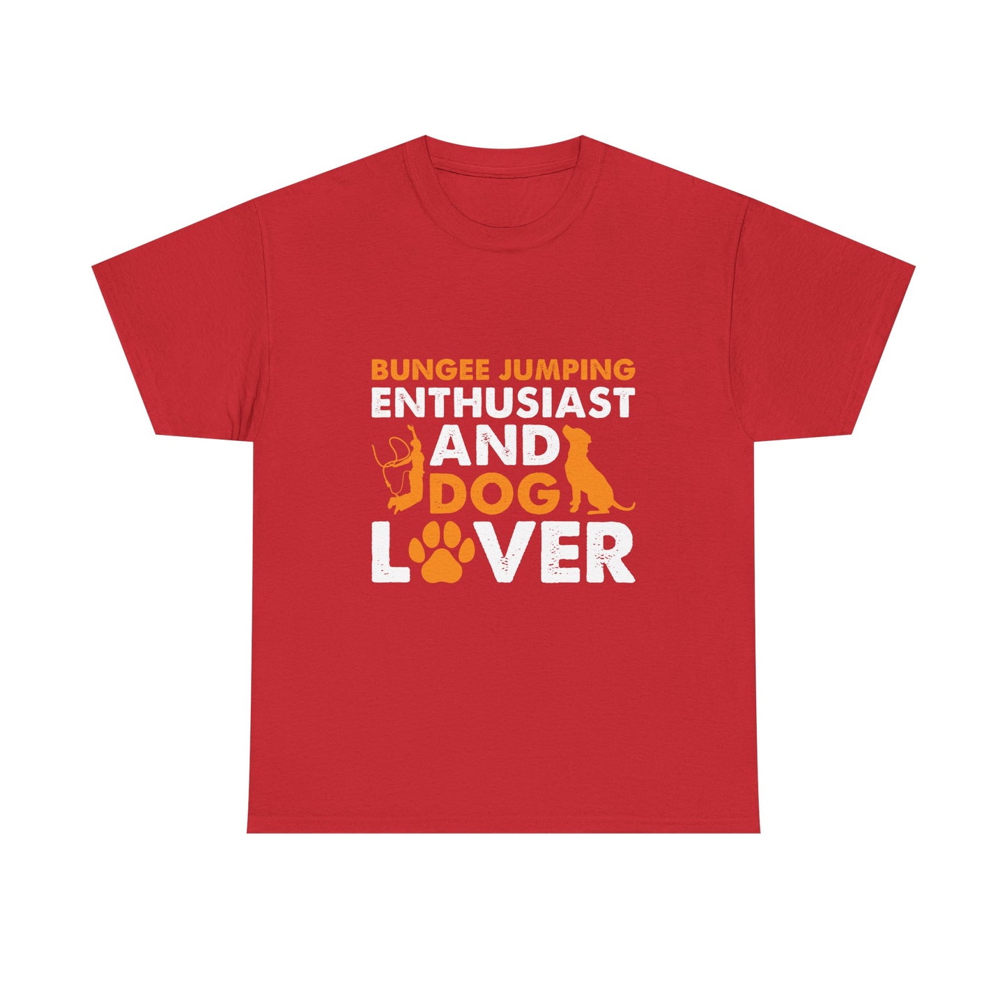 Bungee Jumping Enthusiast and Dog Lover T-Shirt