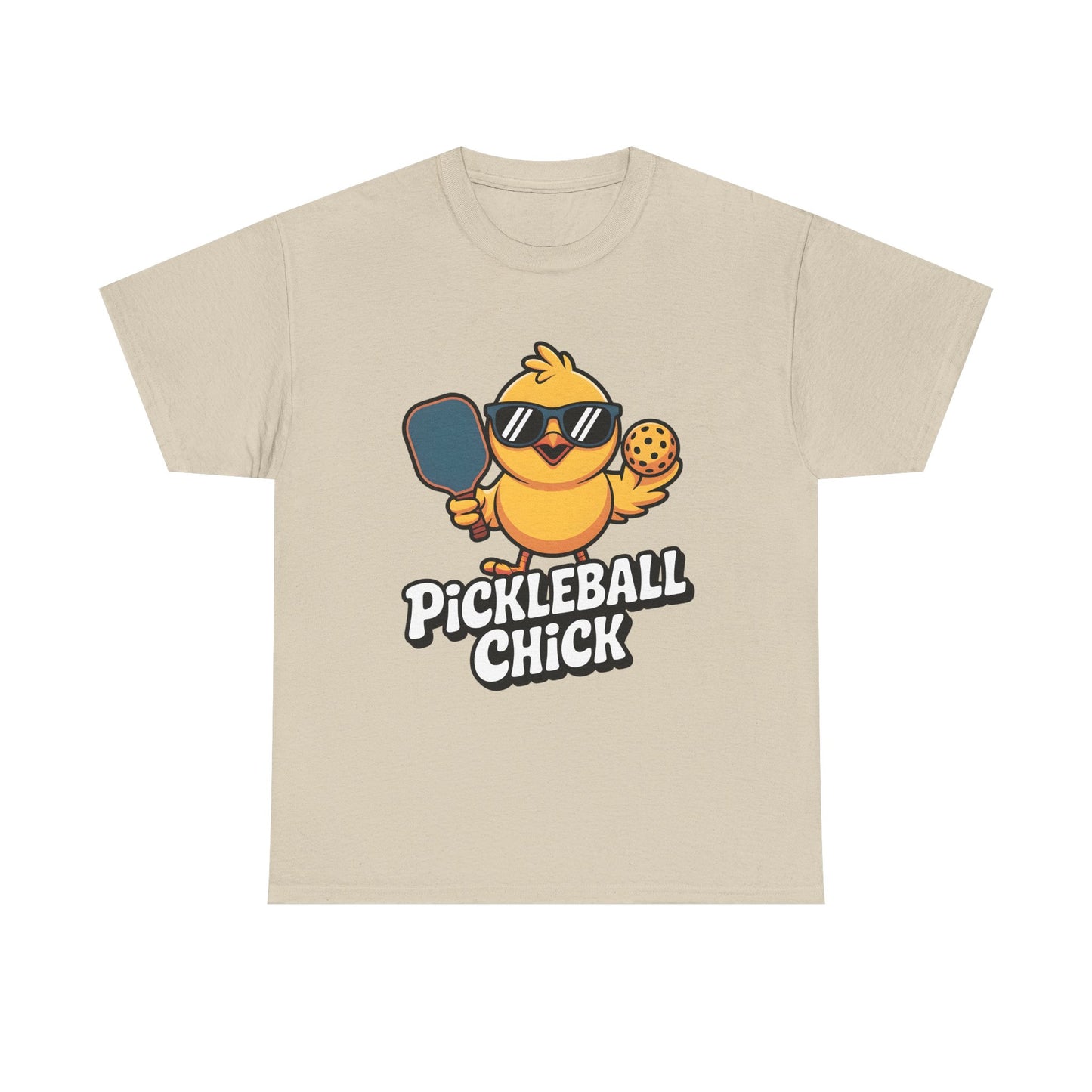 Pickleball Chick T-Shirt — Cute Chick Graphic Tee for Players & Fans