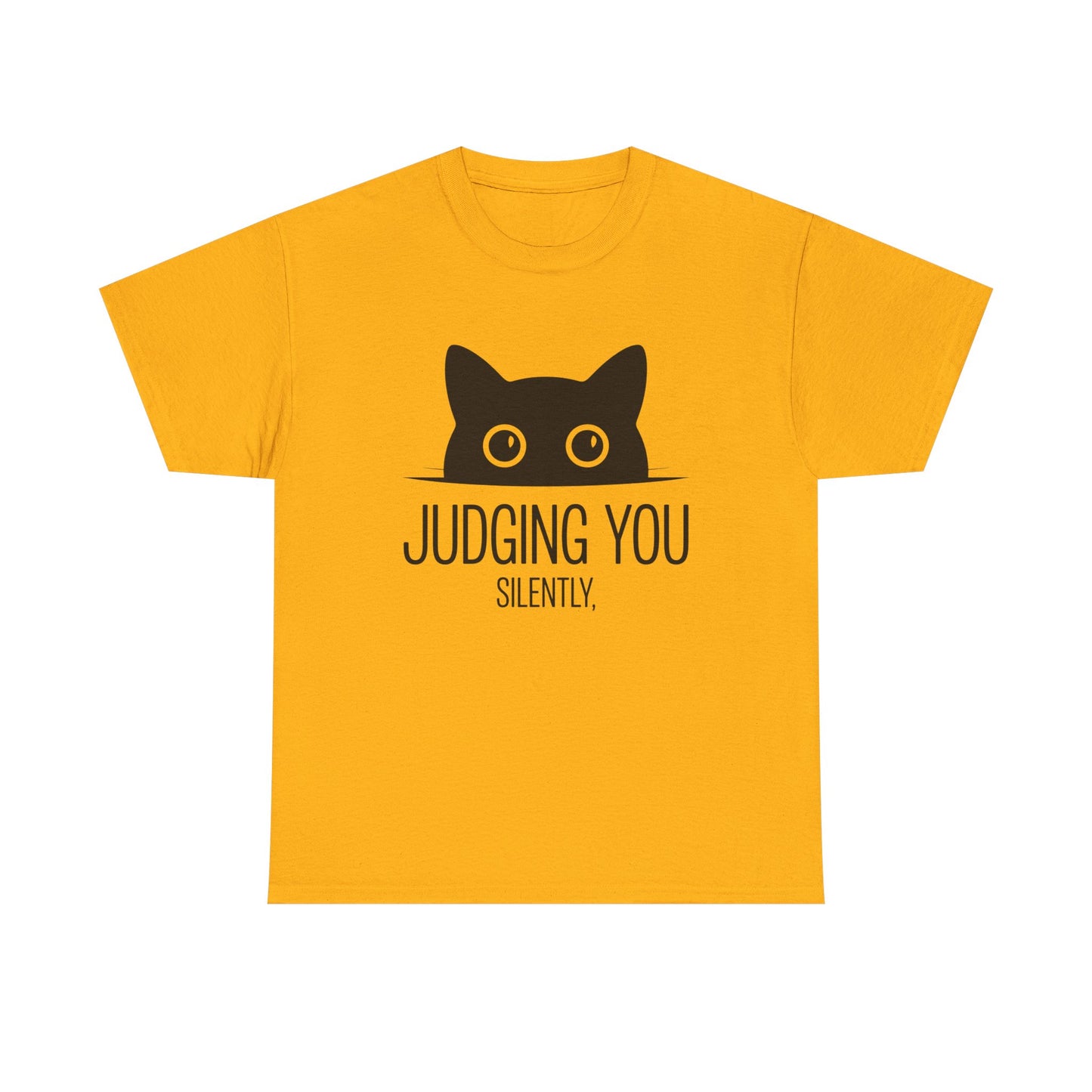 Cat "Judging You Silently" T-Shirt