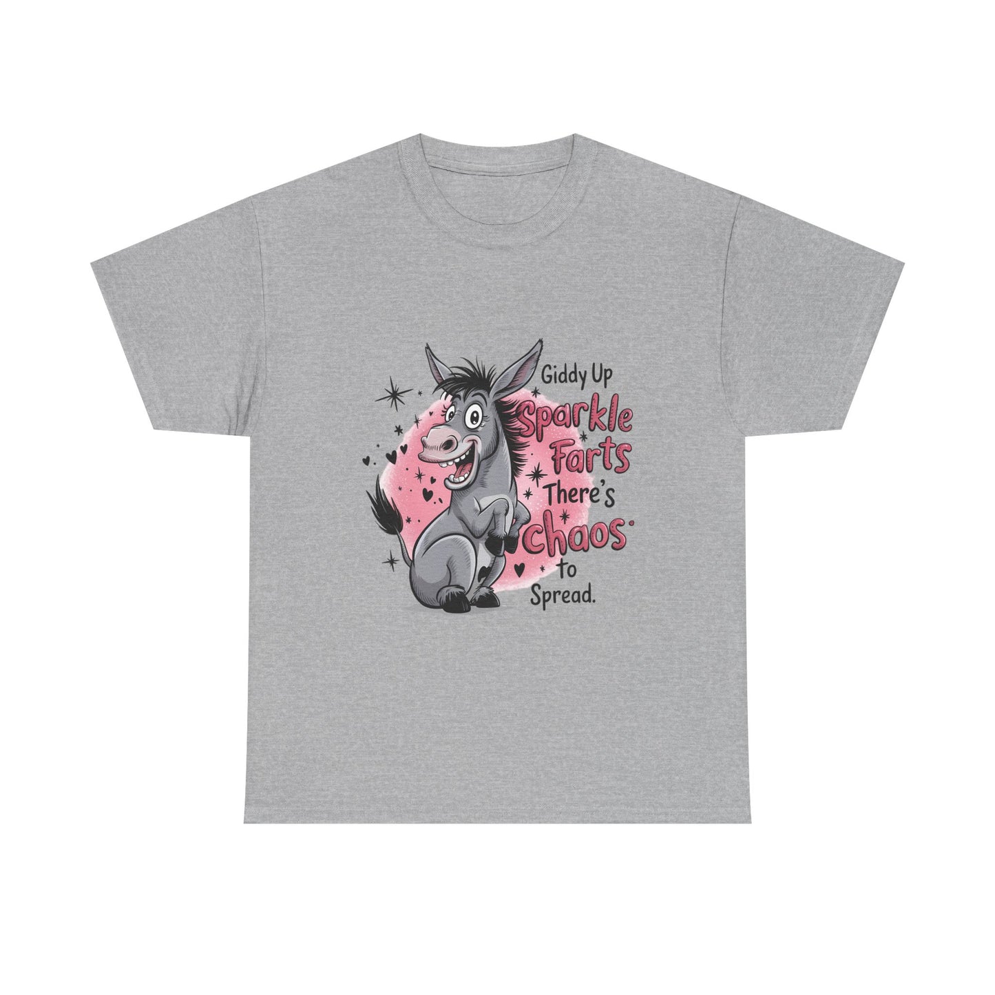 Donkey "Sparkle Farts" T-Shirt — Cute Funny Unicorn Alternative Tee