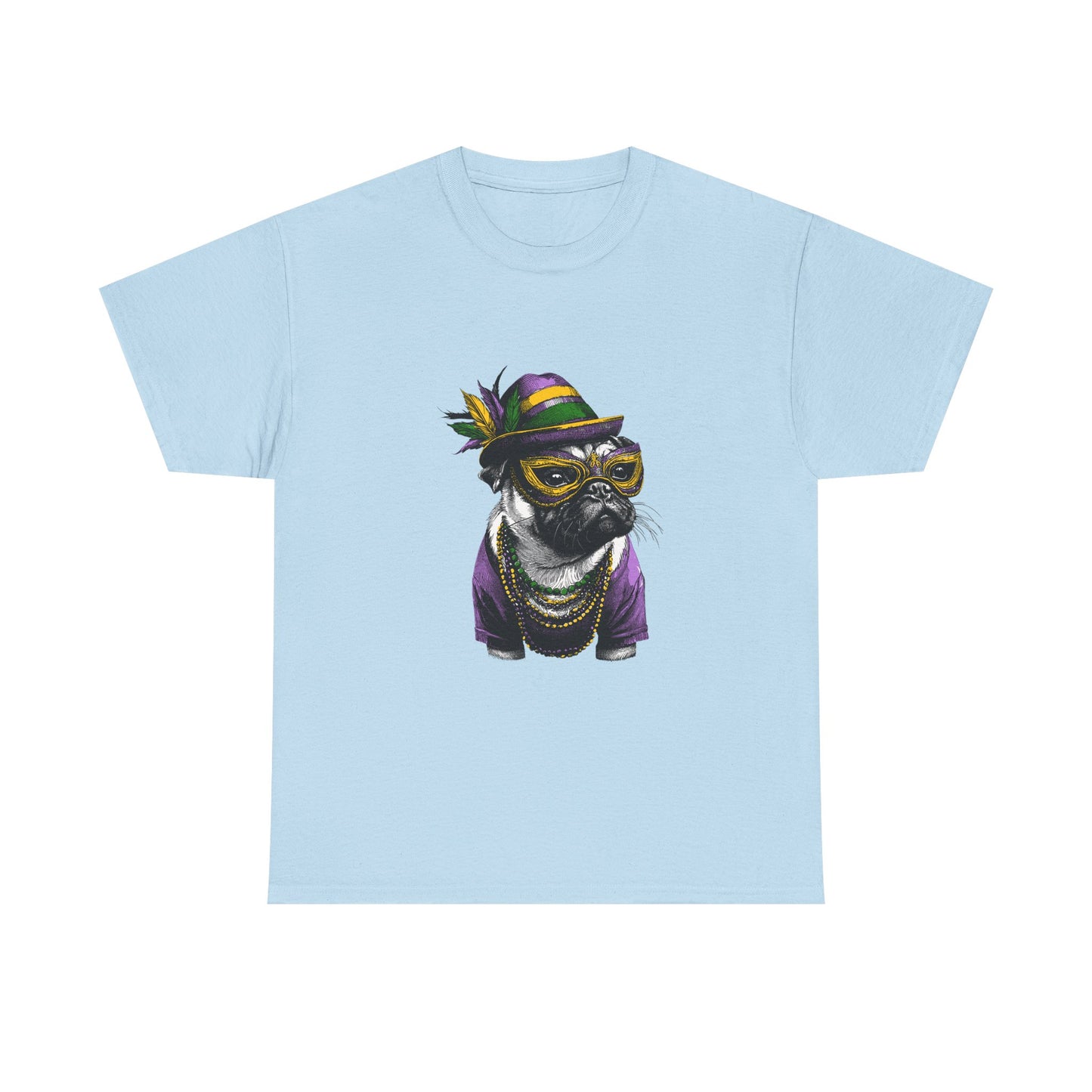 Mardi Gras Pug T-Shirt