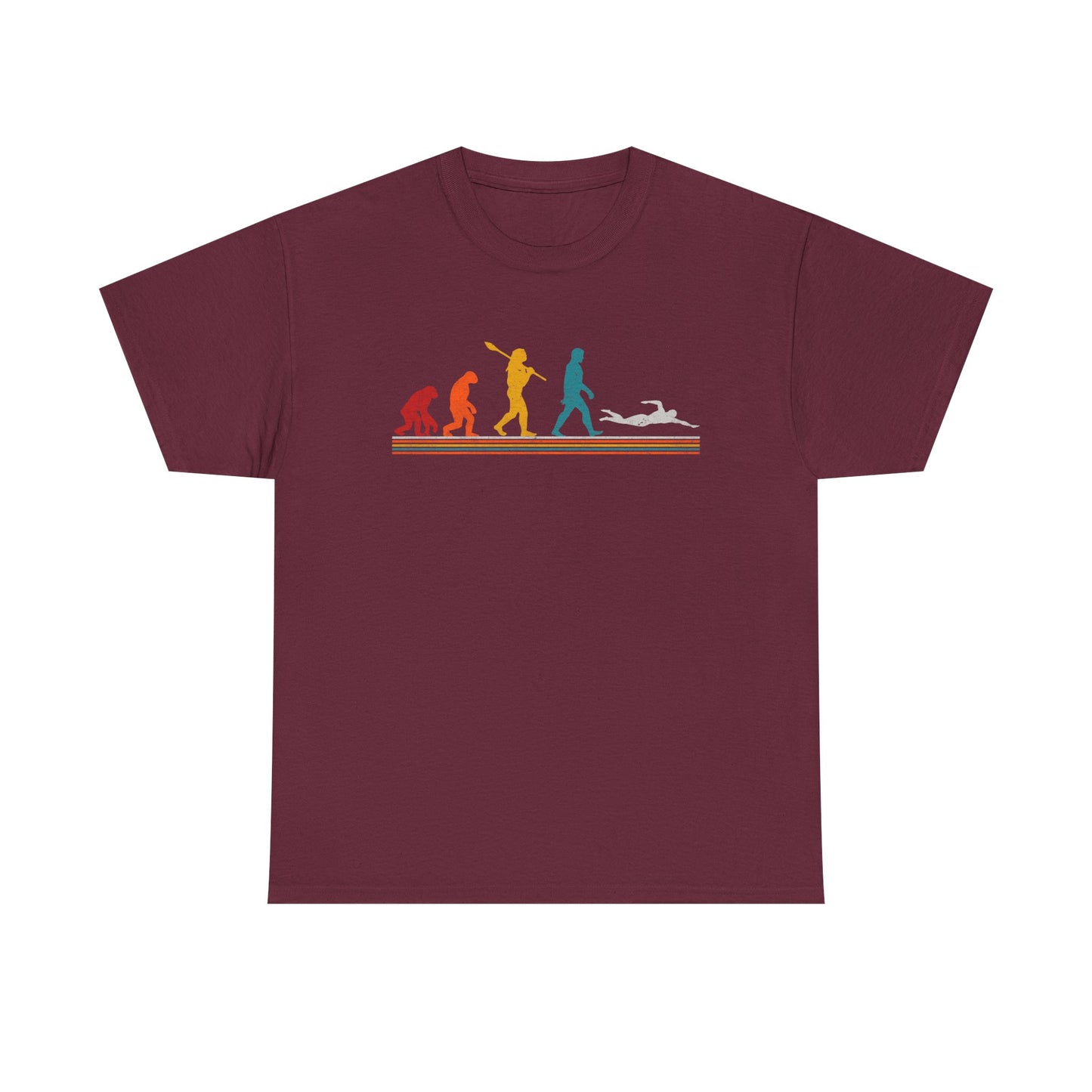 Evolution of Swiming T-Shirt