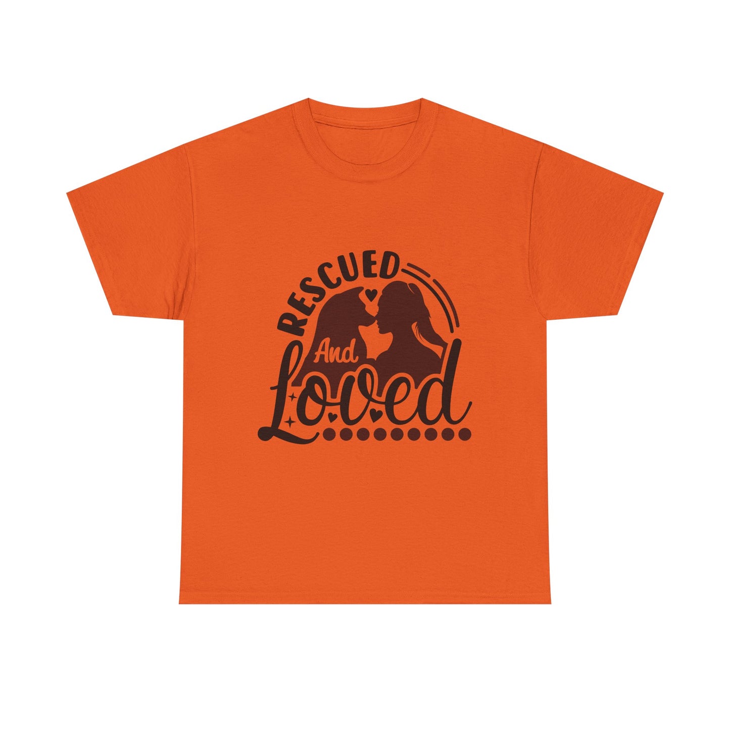 Rescued And Loved T-Shirt — Rescue Pet Adoption Tee