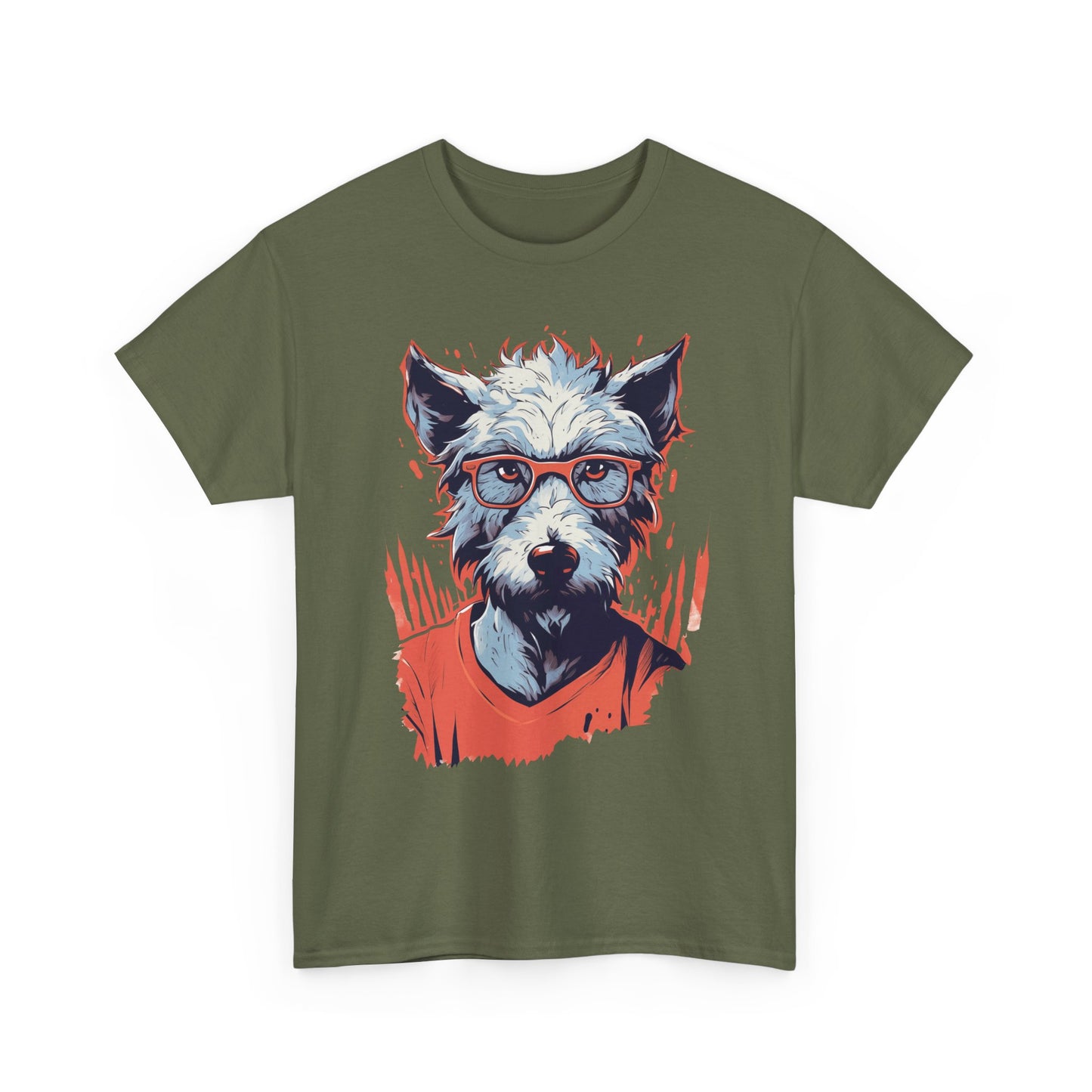 Hipster Dog T-Shirt — Cool Glasses Westie Graphic Tee