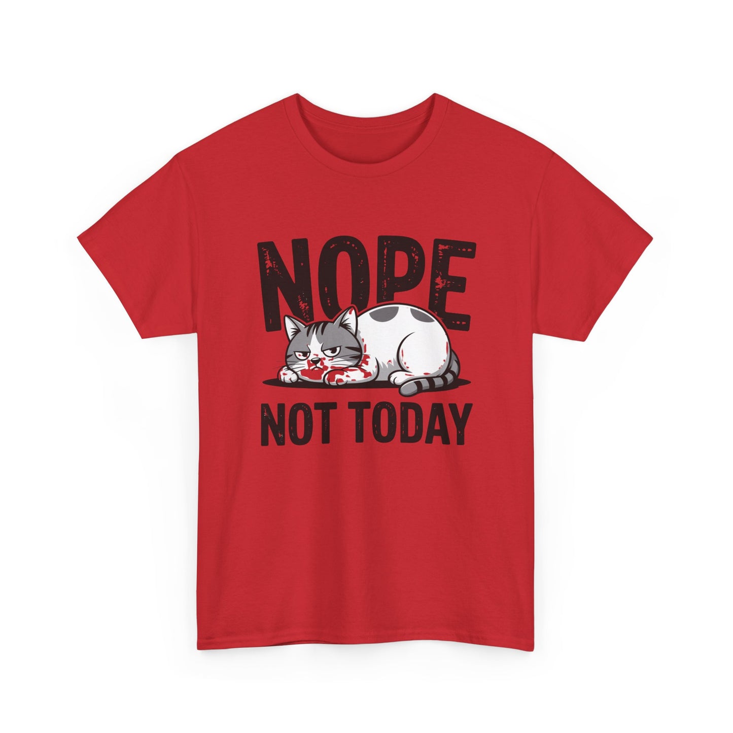 Nope Not Today Cat T‑Shirt