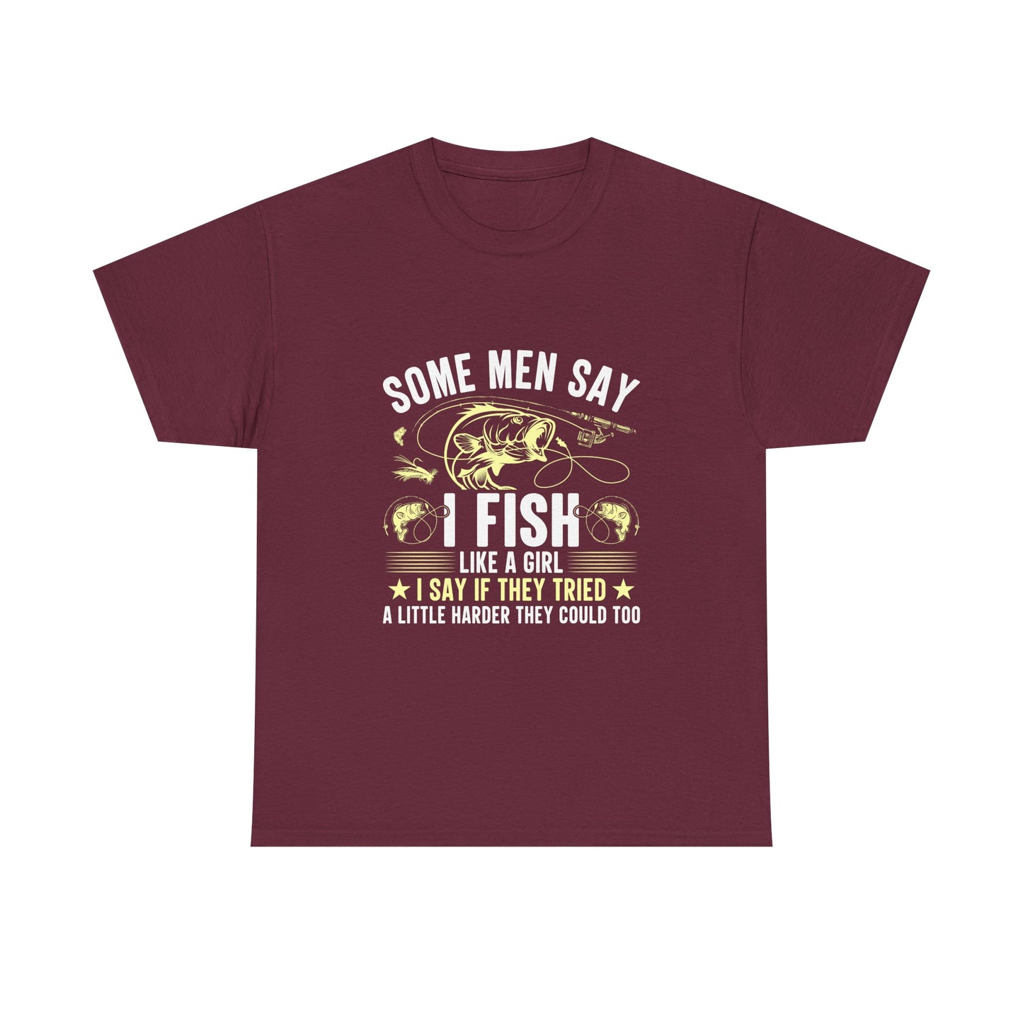 I Fish Like A Girl Fishing T-Shirt – Funny Women's Angler Tee