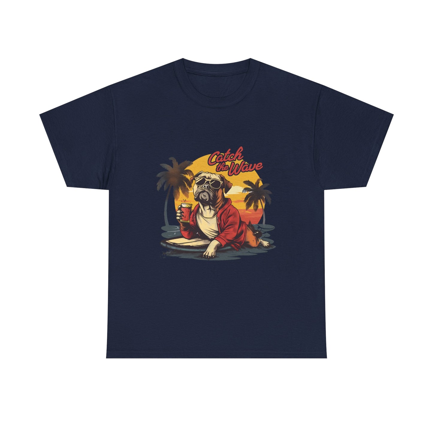 Catch the Wave Pug Surf T-Shirt