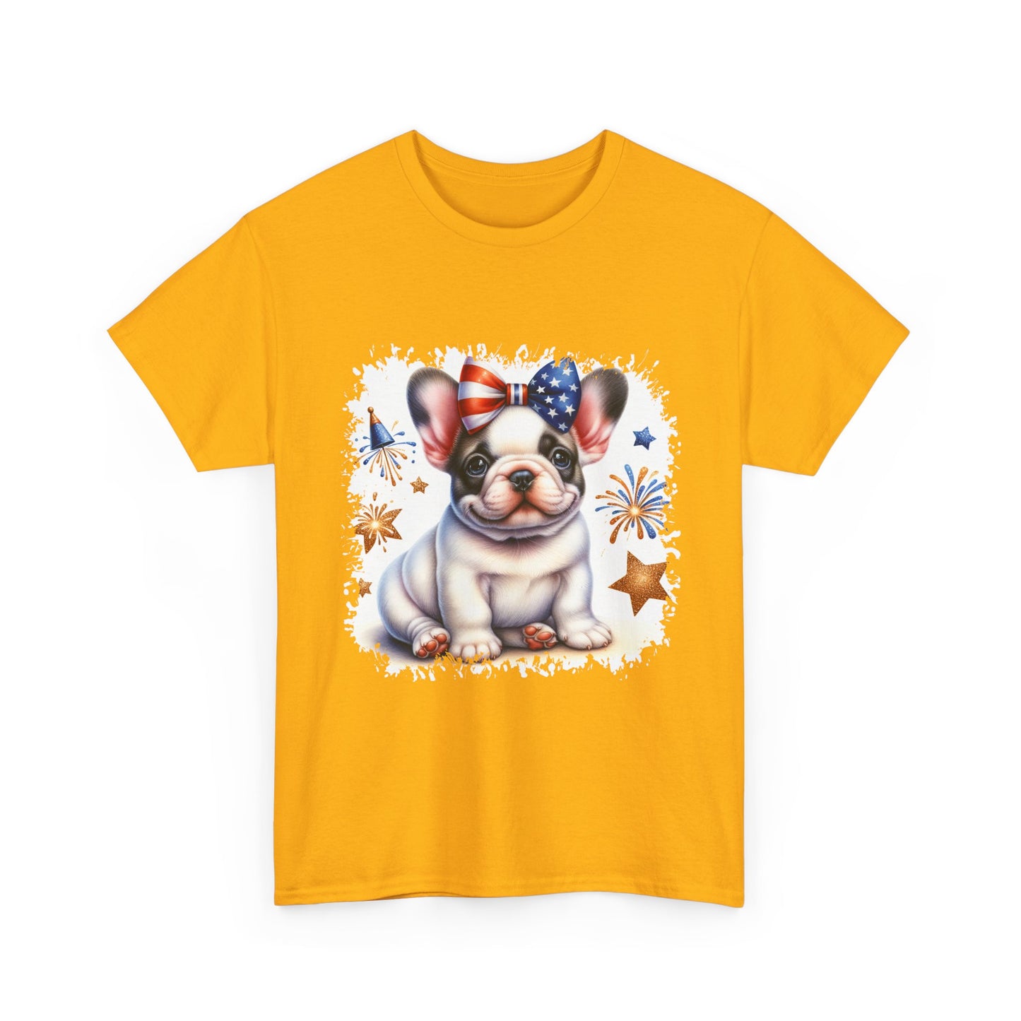 Patriotic French Bulldog Tee
