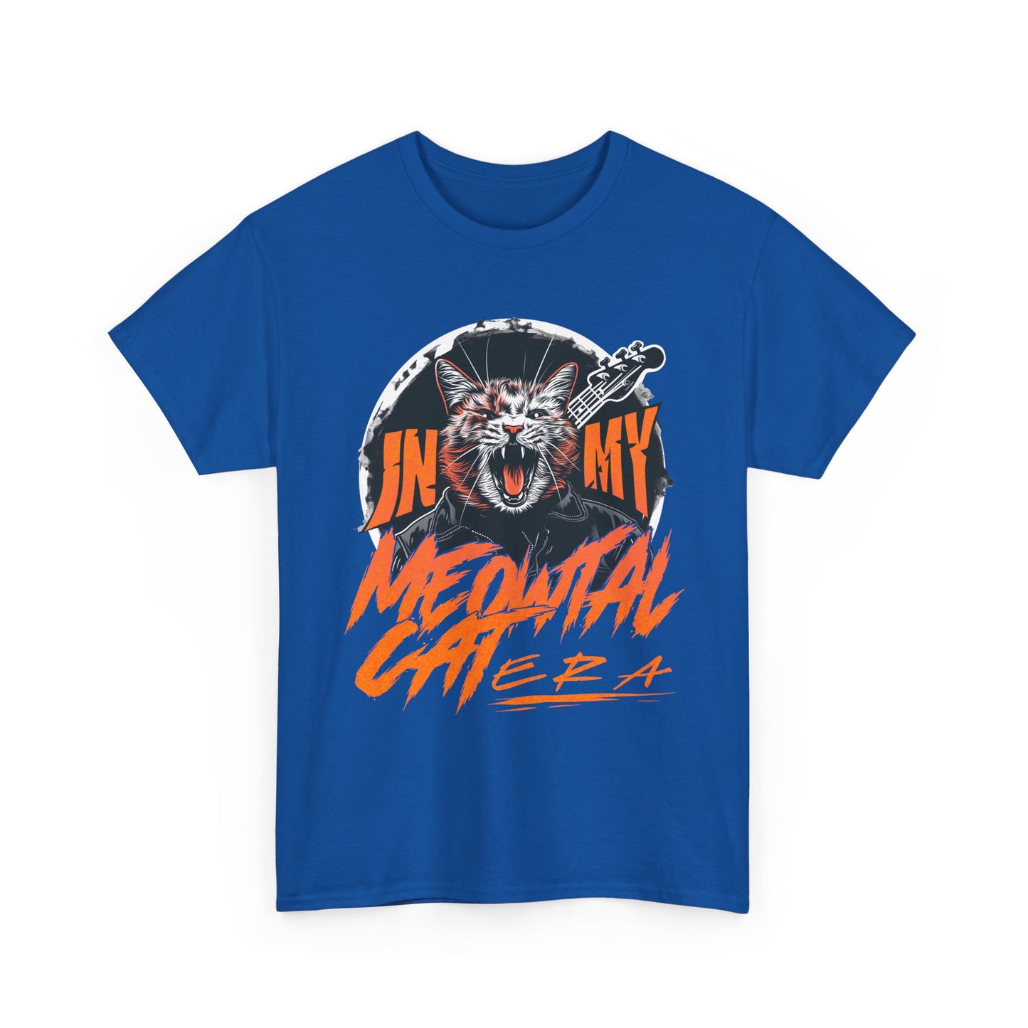 Graphic Tee — “In My Head/Medusa Mental” Fierce Cat Rock Band Design