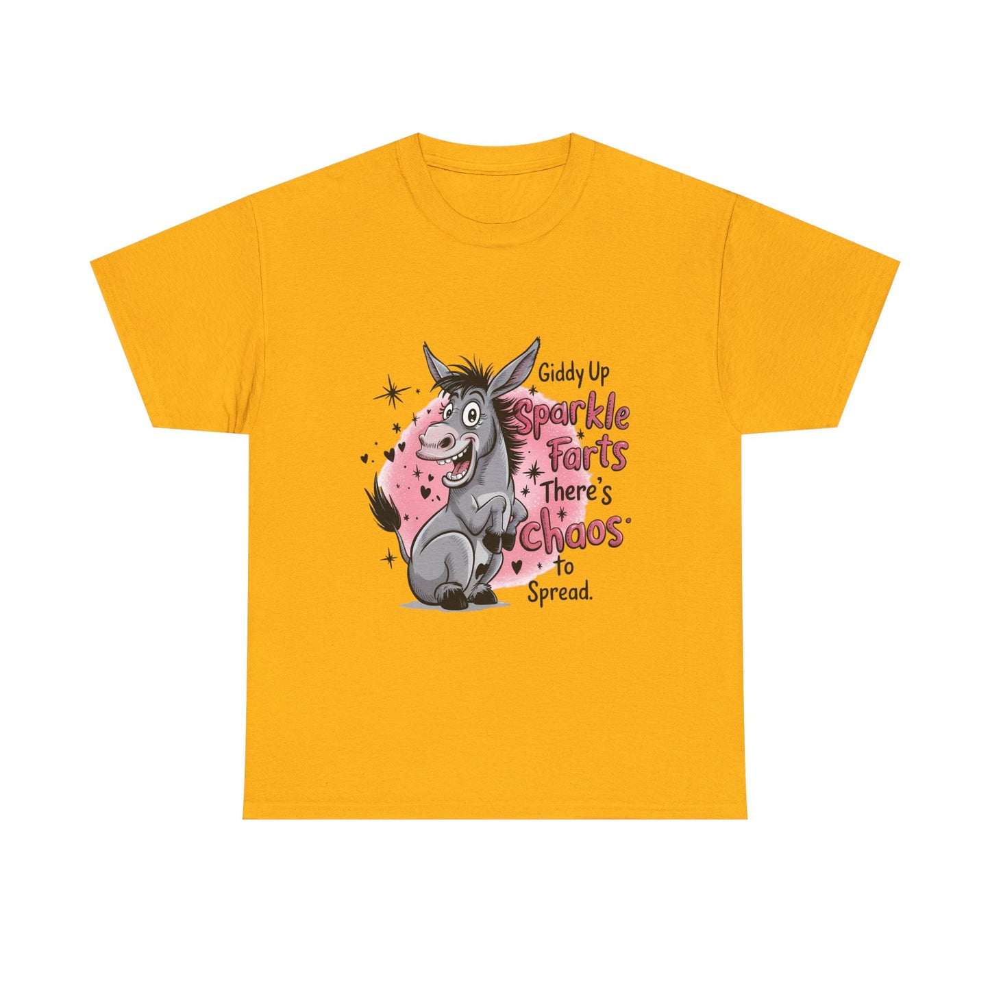 Donkey "Sparkle Farts" T-Shirt — Cute Funny Unicorn Alternative Tee
