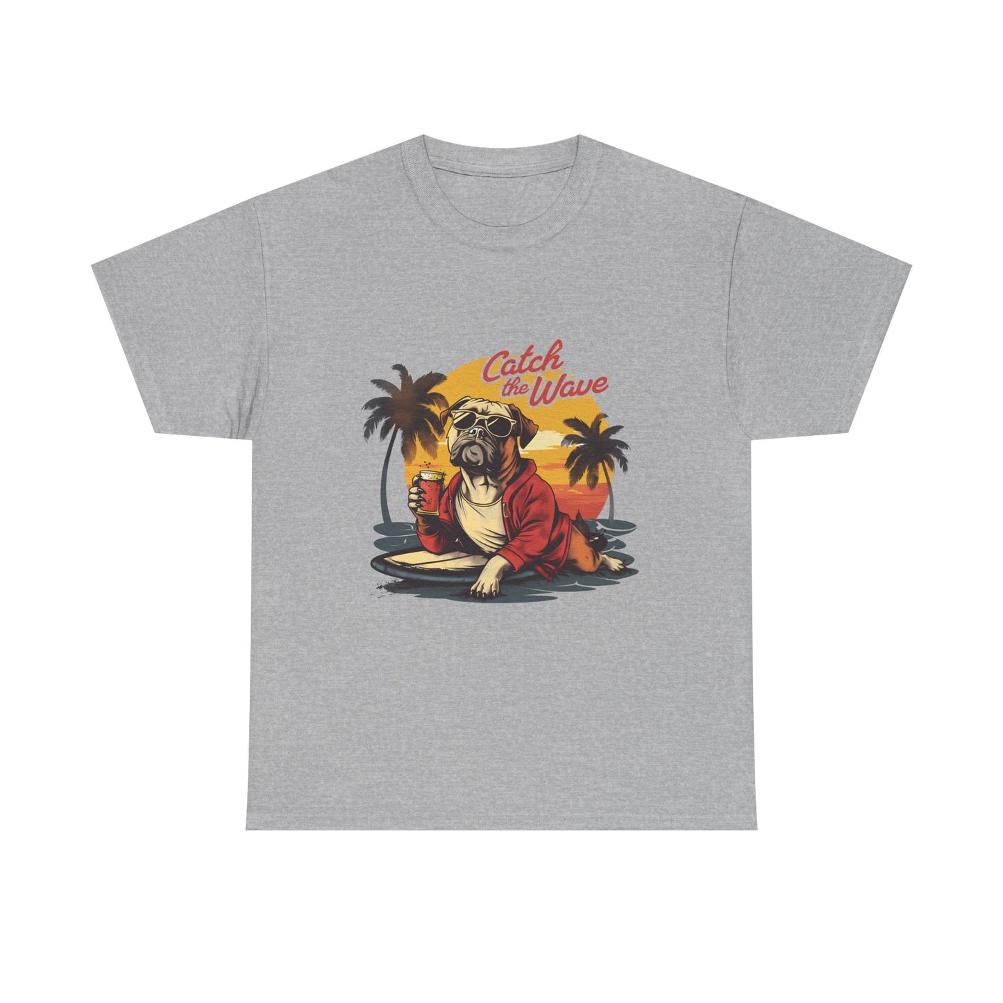 Catch the Wave Pug Surf T-Shirt