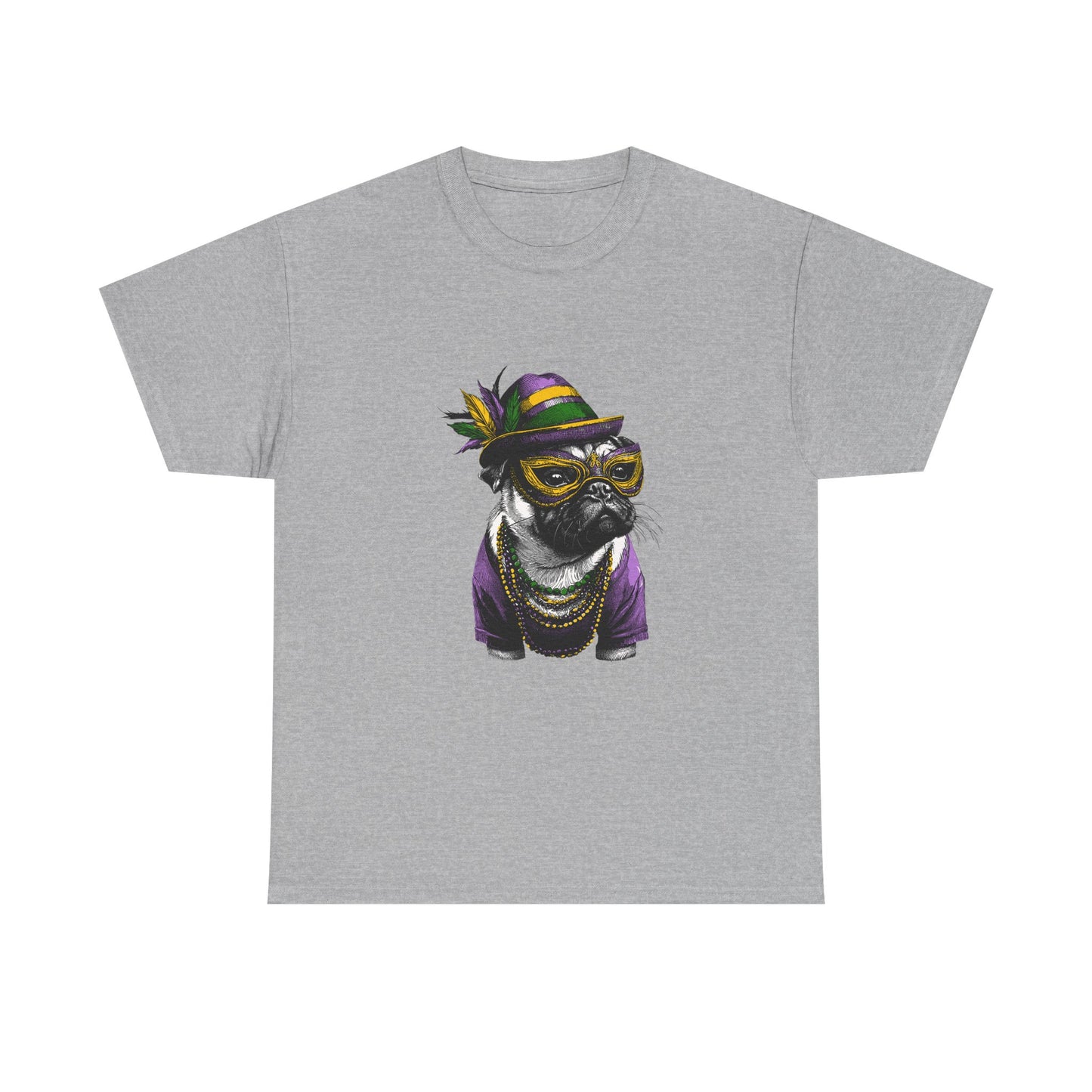 Mardi Gras Pug T-Shirt