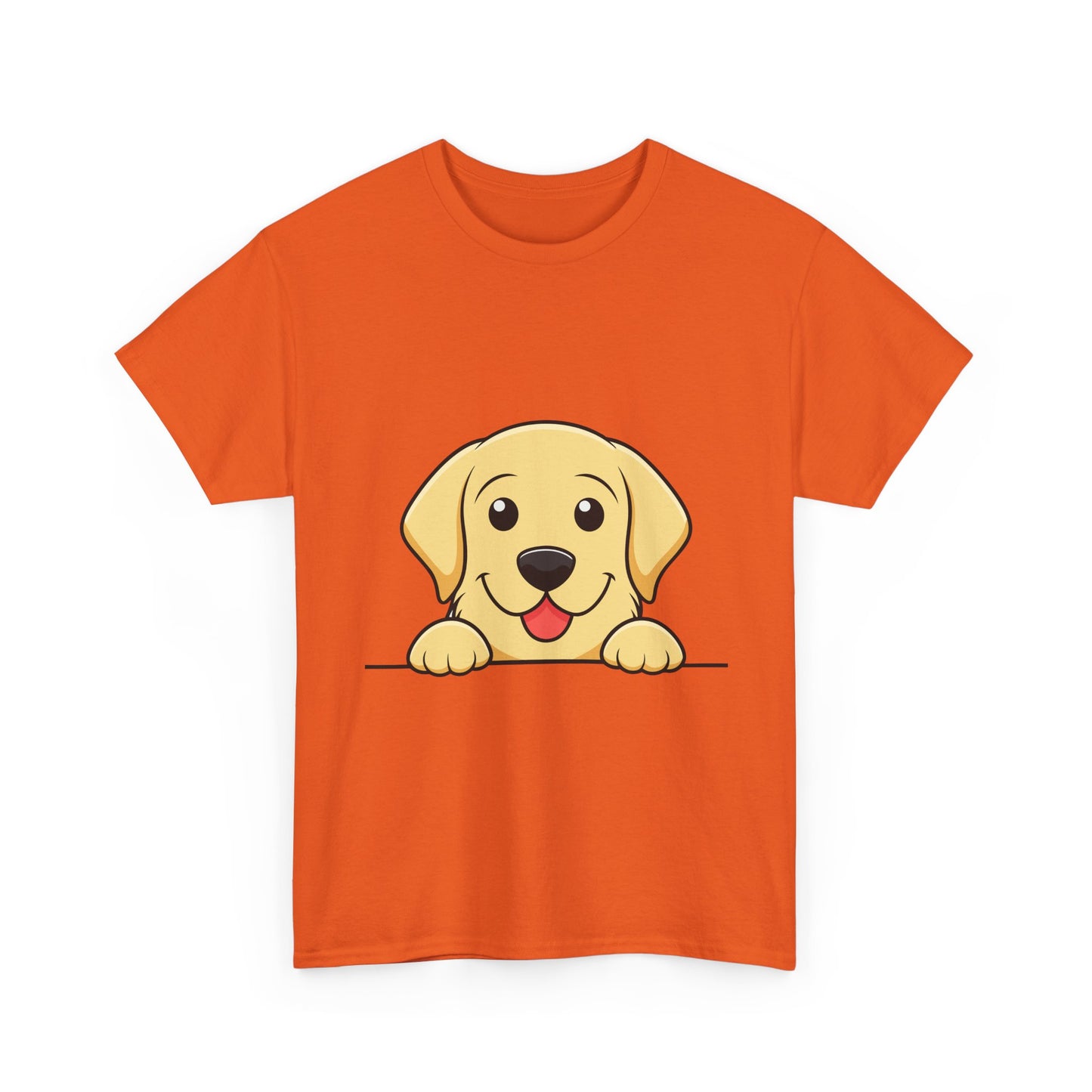 Peeking Golden Retriever Tee