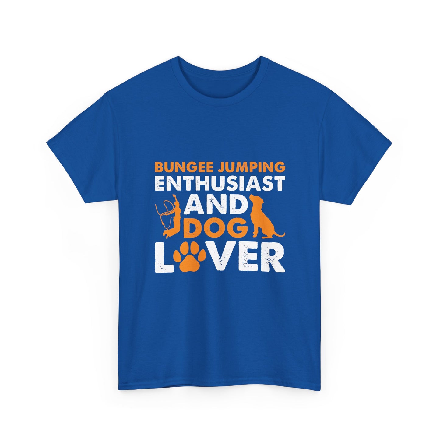 Bungee Jumping Enthusiast and Dog Lover T-Shirt