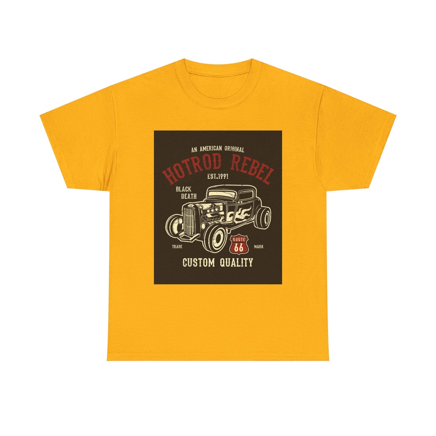 Hotrod Rebel T-Shirt – Vintage Custom Car Graphic Tee