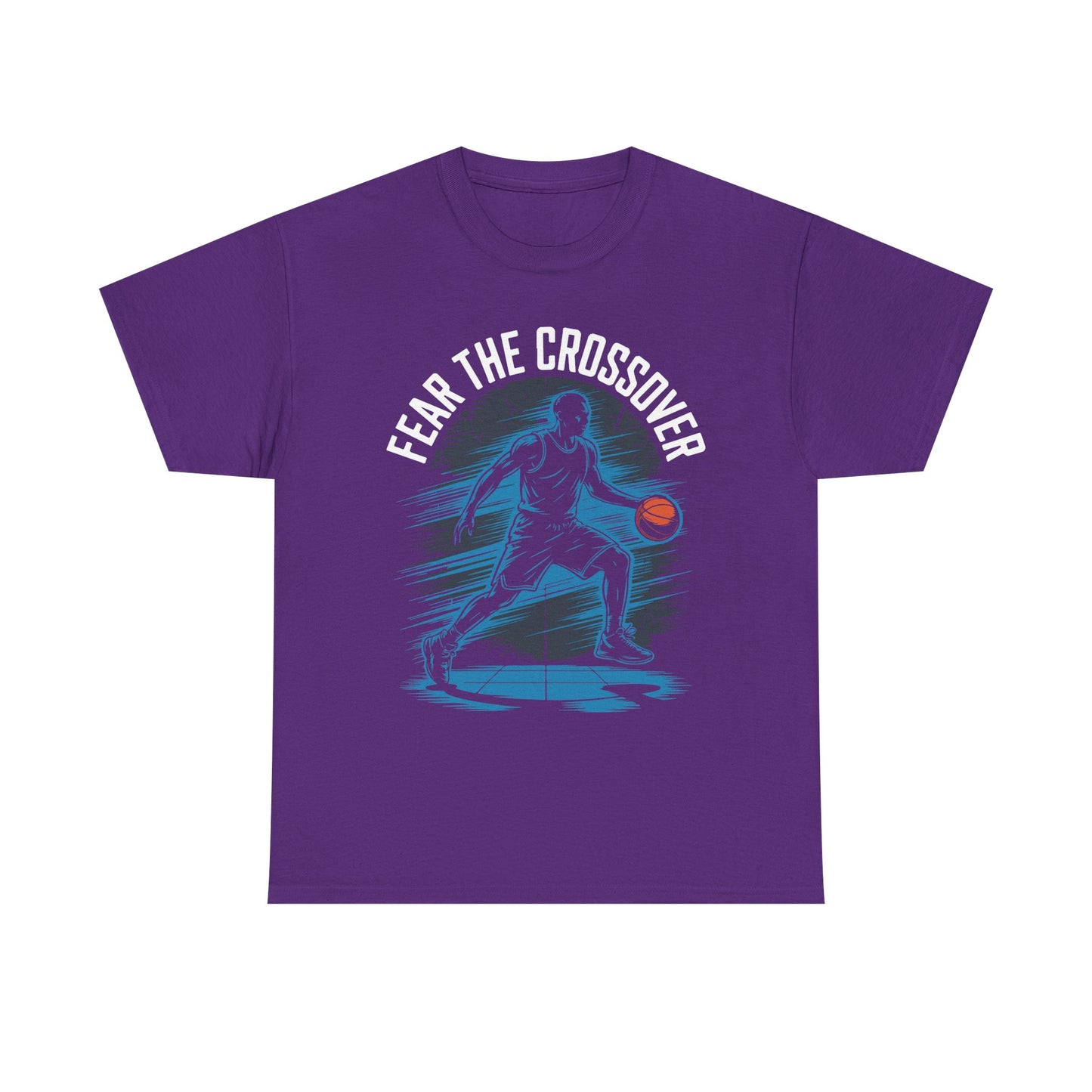 Basketball T‑Shirt - "Fear The Crossover" Dribbling Player Graphic Tee