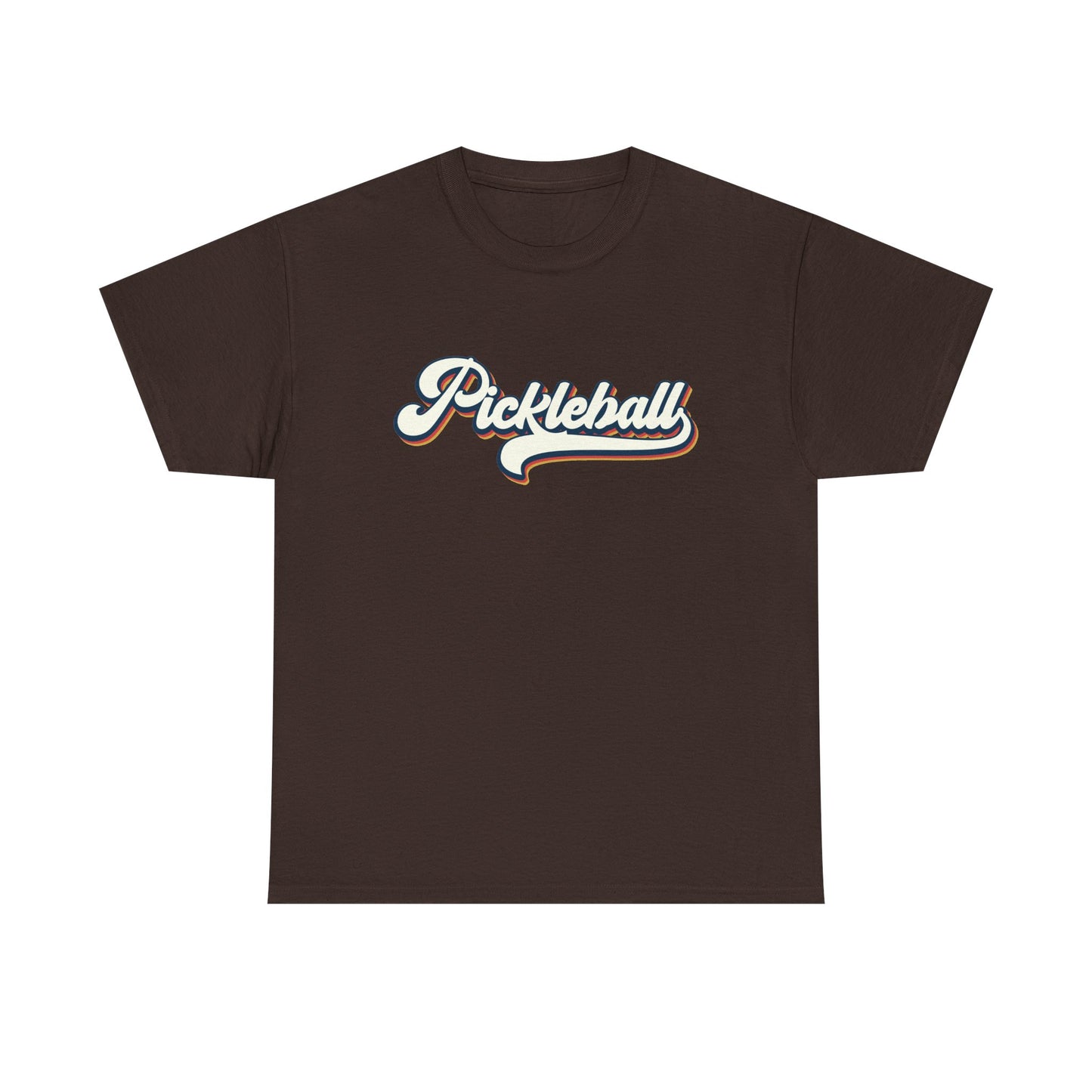 Pickleball Script Tee — Retro Athletic Pickleball T-Shirt