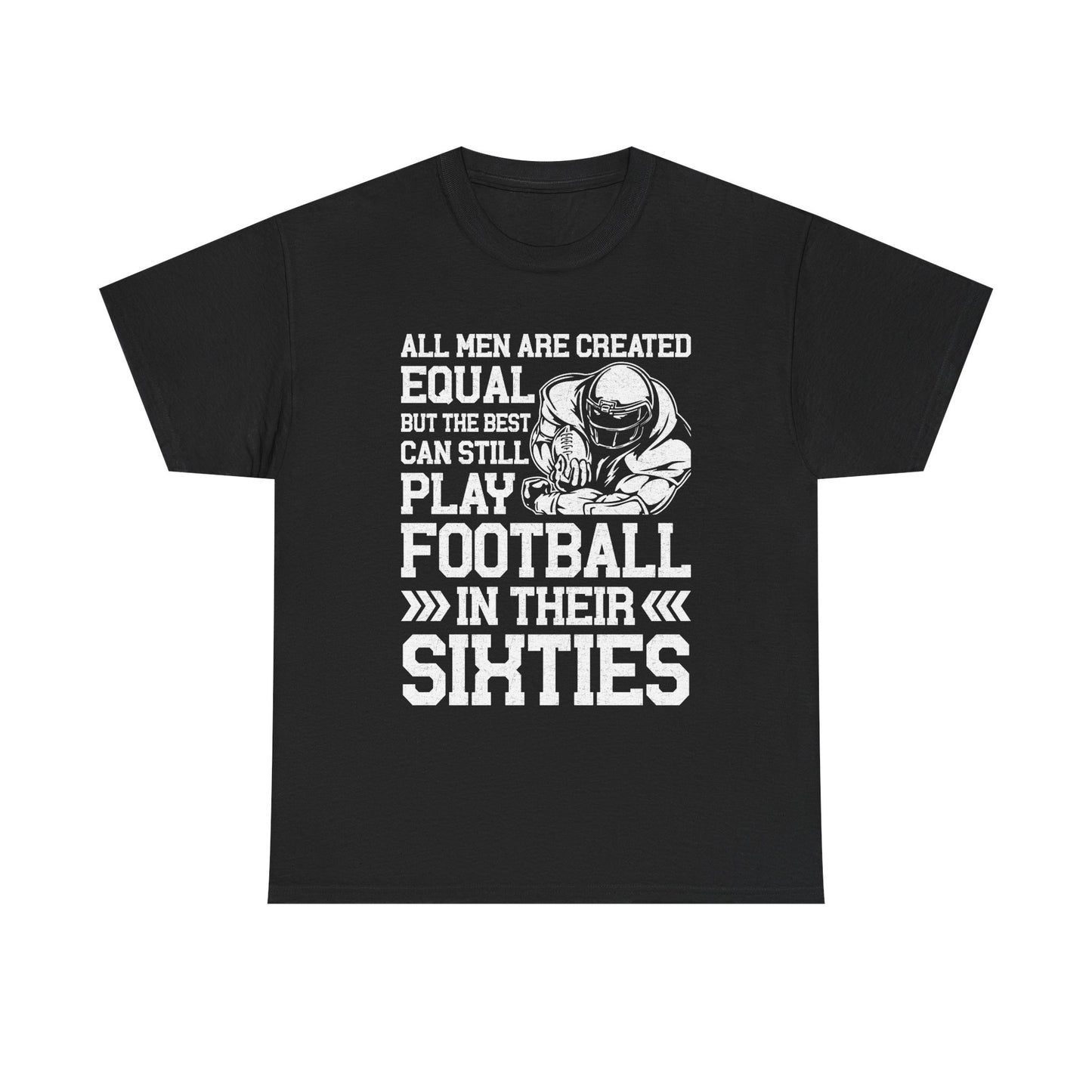 Football in Their Sixties T‑Shirt — Funny Retro Shirt for Older Players & Fans