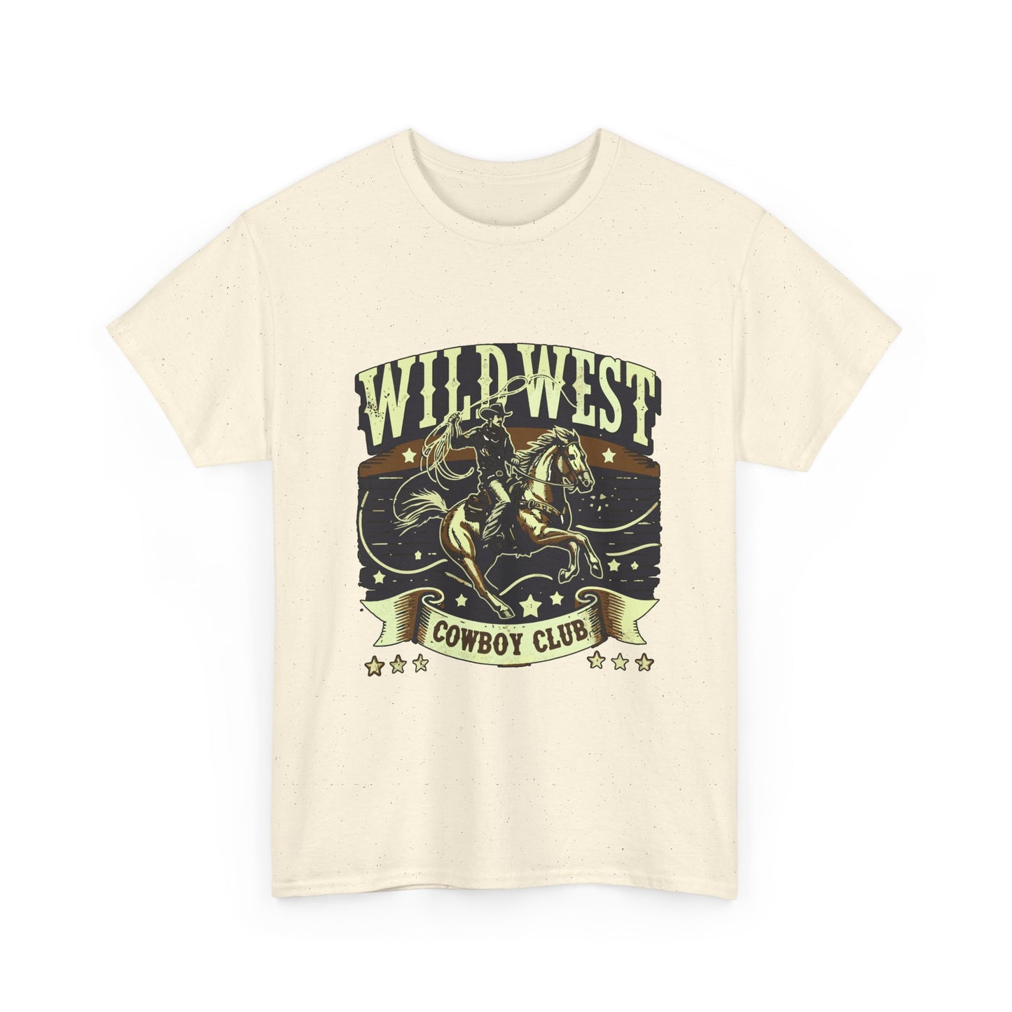 Wild West Cowboy Club T‑Shirt — Vintage Rodeo Western Graphic Tee