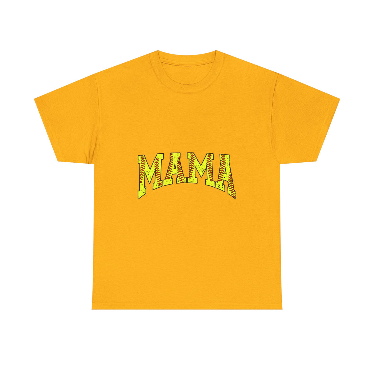 Mama Yellow Tiger Stripe Graphic Tee